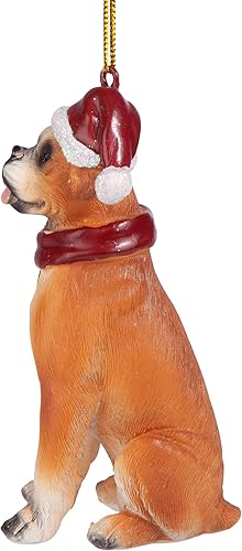 Vista 56 de Design Toscano - Figura de perro para decoración navideña.