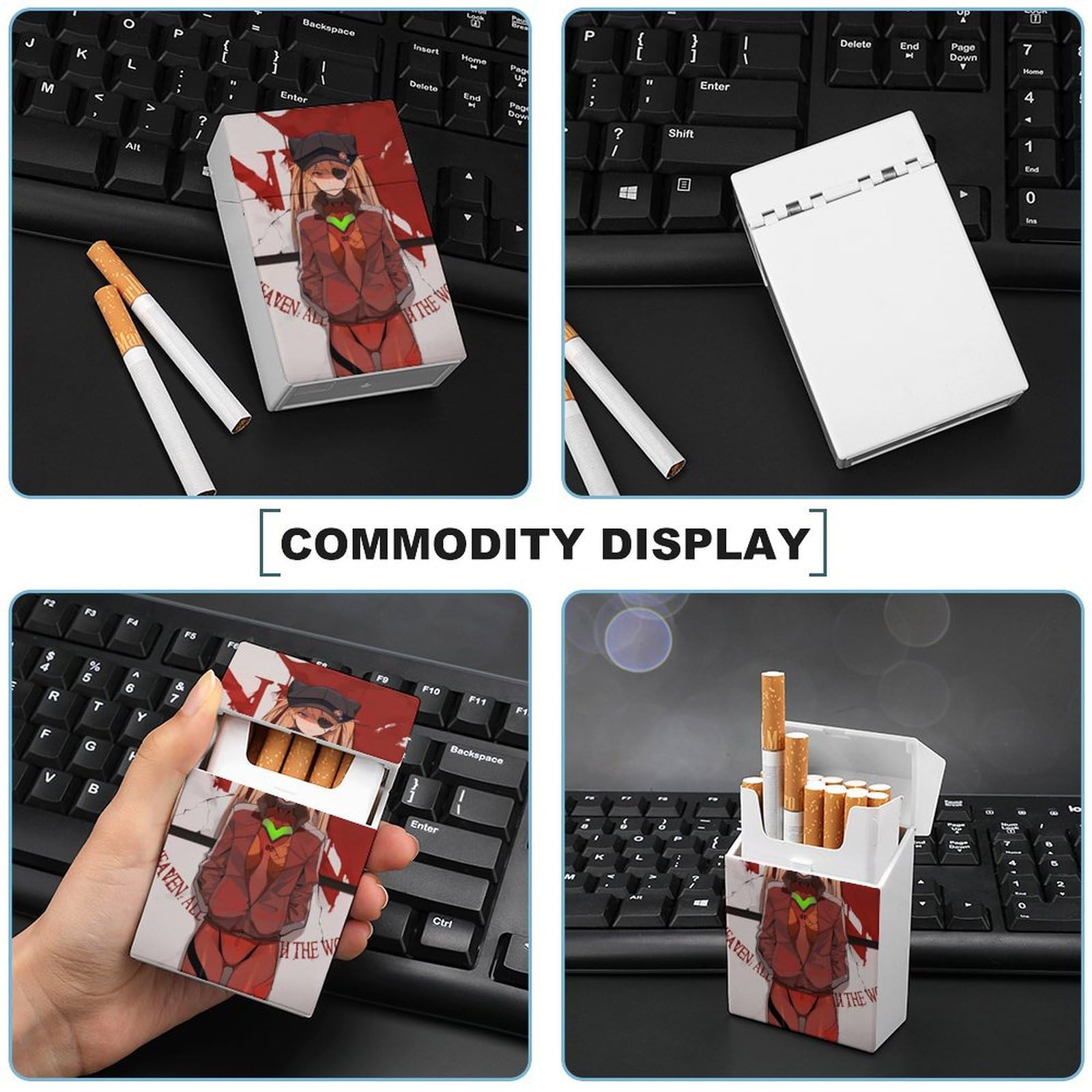 【サンプルケース】【入手困難】タバコパッケージ用透明ケース✖️フィルムセット Amazon | タバコケース 惣流・アスカ・ラングレー アニメ シガレット