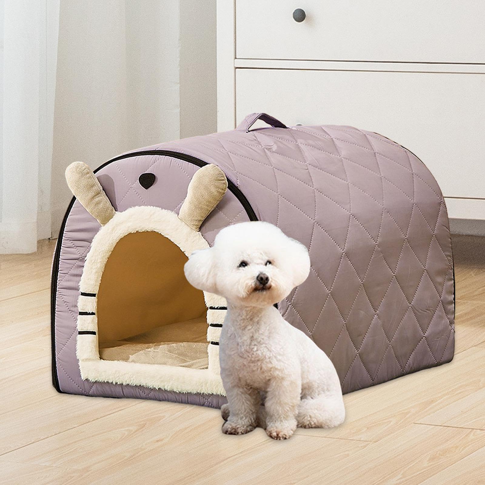 Casa Para Gatos GUATTINE 2 Andares - Cama Coberta Com Arranhador E Caverna Escondida | Ideal Múltiplos Gatos | Dobrável E Fácil Montagem