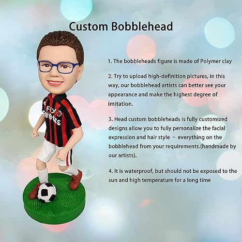 Miniatura 5 de Figura de Bobbleheads personalizada, muñeca personalizada de jugador de baloncesto de toros, cabeza de bobble, figuras de cabeza de bobble,
