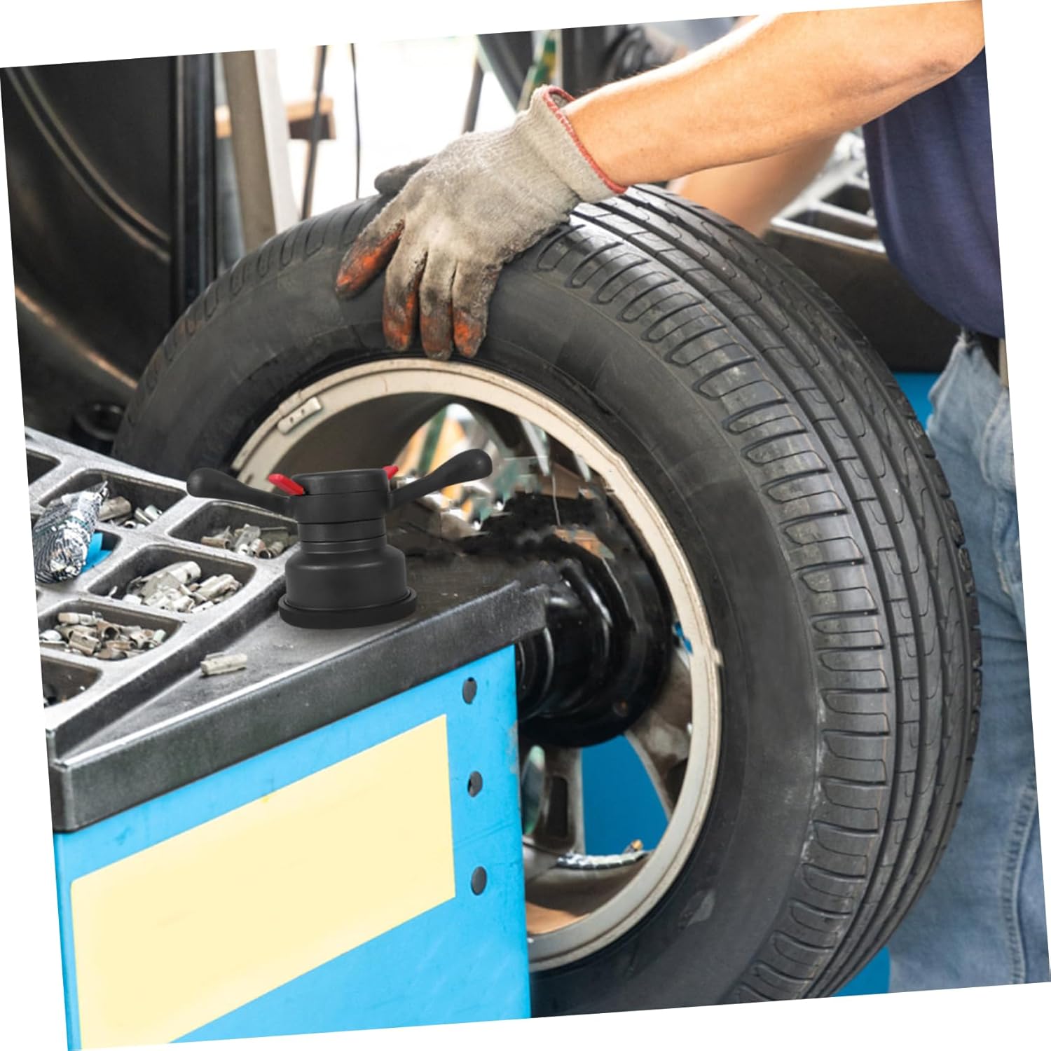 Cabilock Car Tire Balancer Quick Release Wing Nut Tool Hub Shaft Nut for Efficient Tire Change and Balancing Simple and Durable Design for Car Maintenance