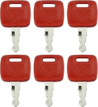 Ignition Key RE183935 RE71557 Key Replacement for J-OHN Deere Tractor 2038R 5320 3120 3320 3720 4210 4320 4510 4710 5045E 5103 5203 7130 7230 8330 7810 9510 and 4730(Pack of 6)