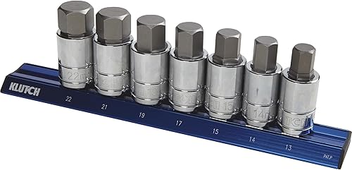 Miniatura 2 de Klutch Juego de llaves hexagonales métricas, 7 piezas.