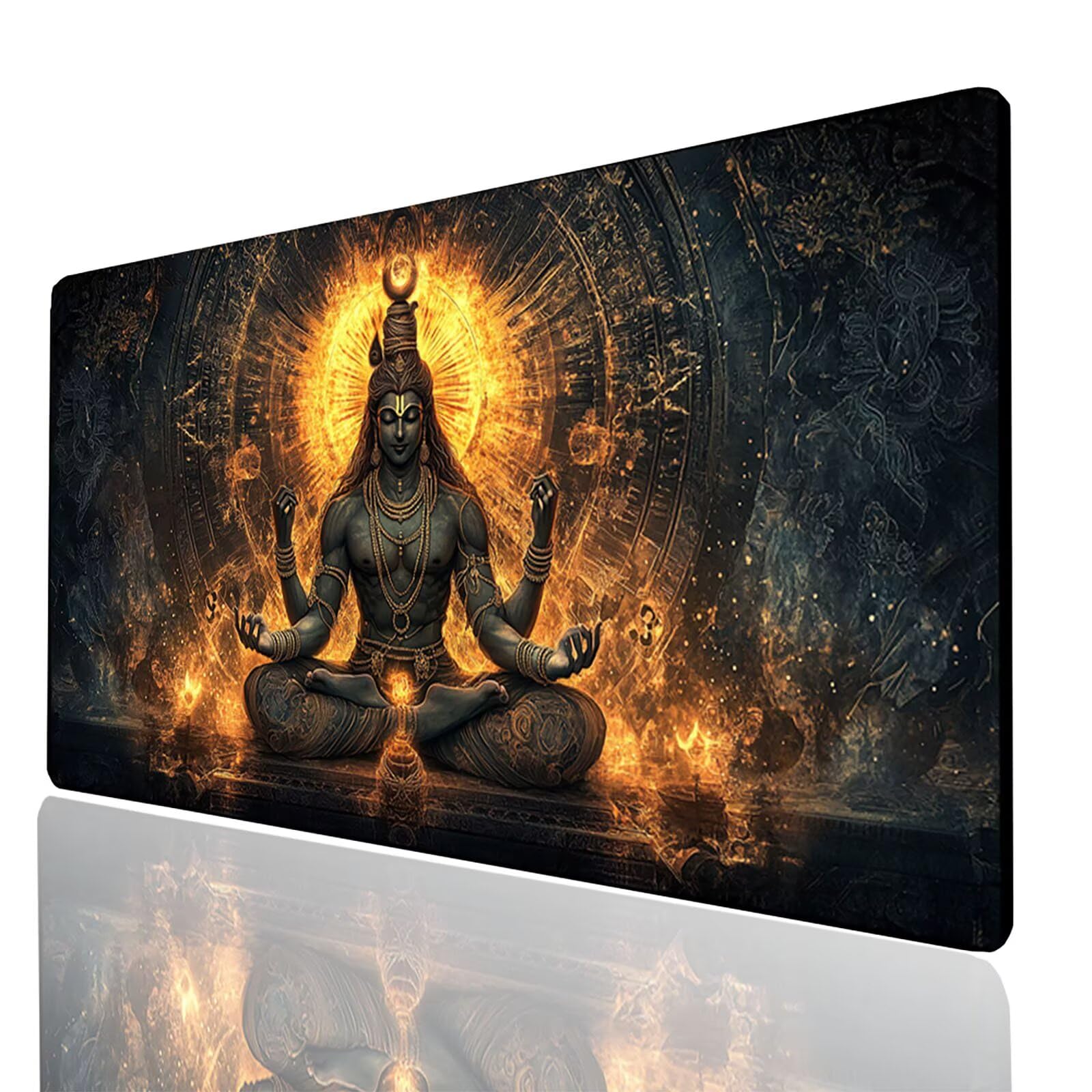 Podkładka pod mysz xxl Indie, podkładka pod mysz na biurko 1200x600x3 mm, mit myszki z antypoślizgową gumową podstawą, podkładka pod mysz improve szybkość i dokładność do bezprzewodowej klawiatury i