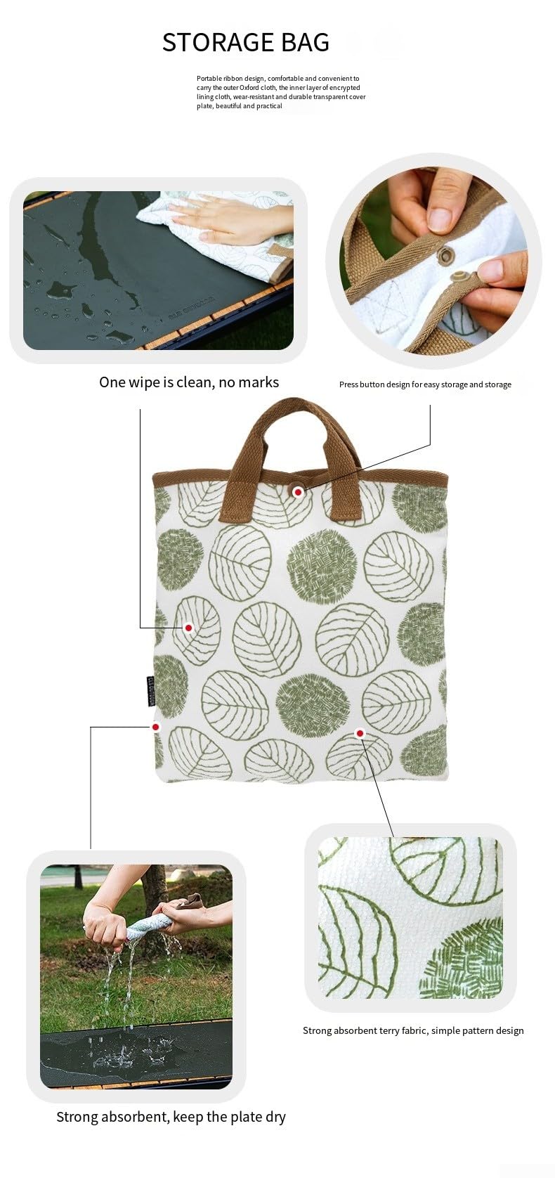 Camping-Besteck-Set, 20-teilig, Edelstahl, tragbares Campingbesteck inklusive Schüsseln, Teller, Handtuchtasche, für Camping, Wandern