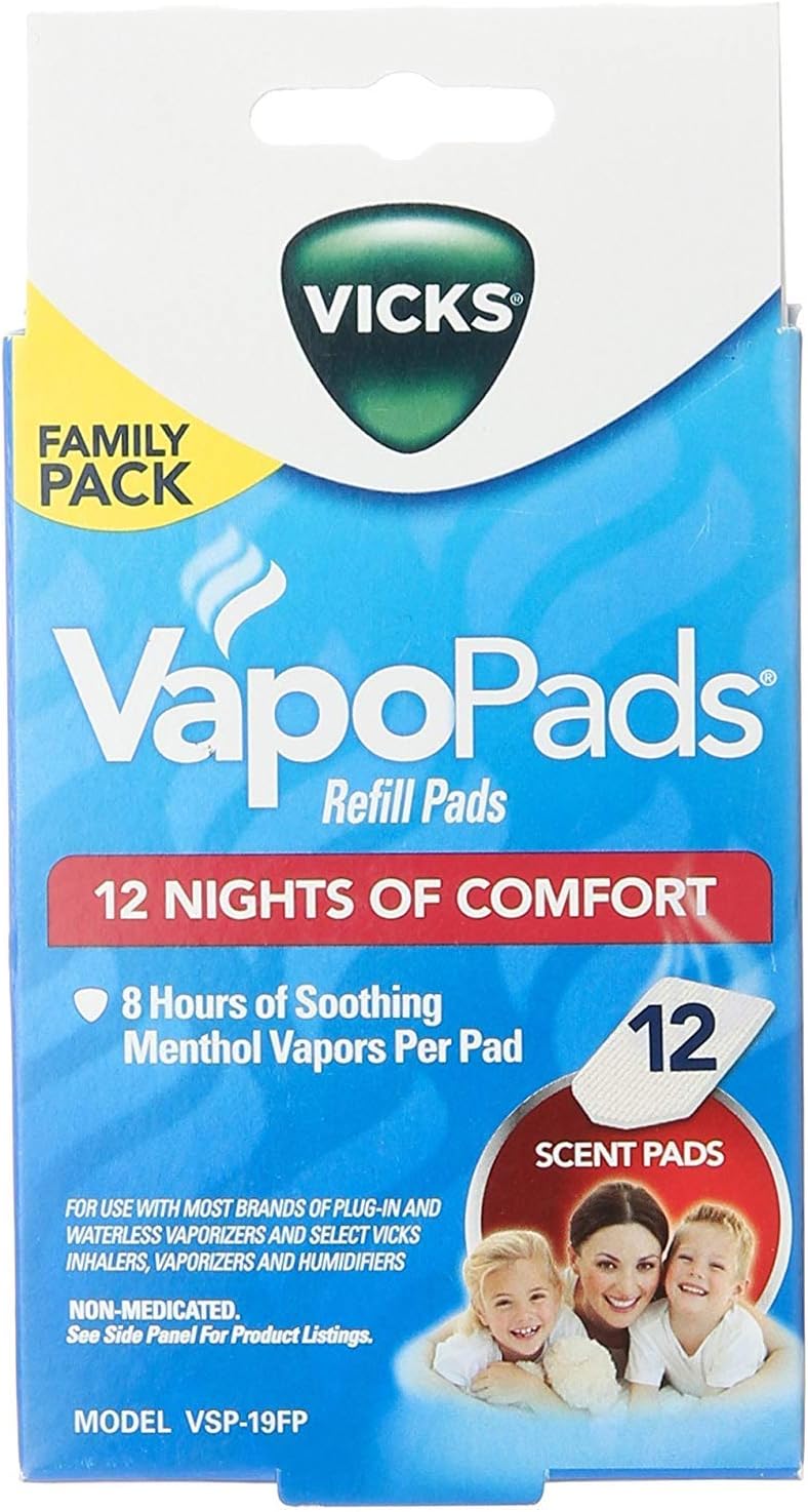 VicksVapo Pad Family Pack, 12 Count