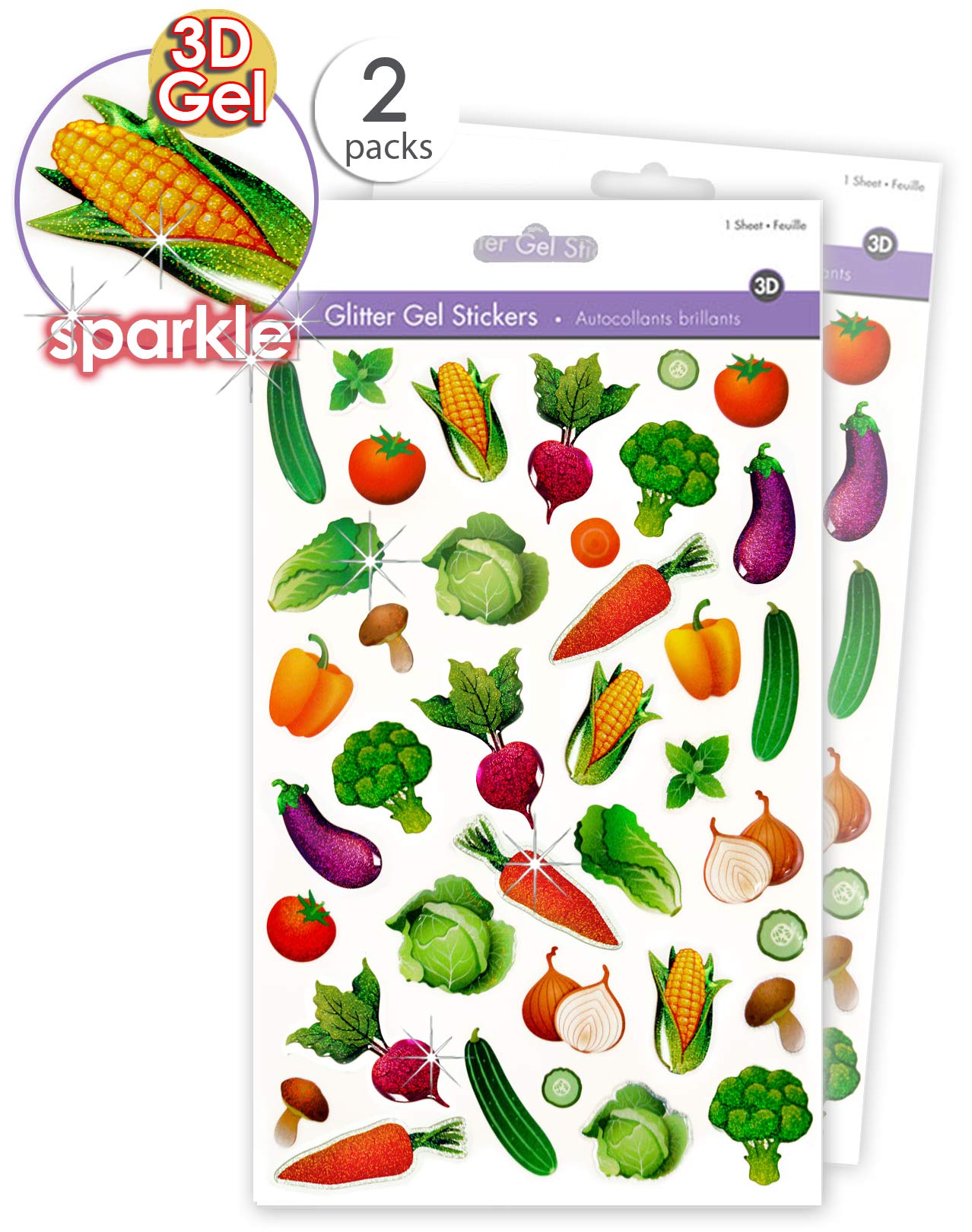 Buy Vegetable Stickers Cute Stickers Scrapbook Stickers Cool Stickers Puffy Stickers Teacher