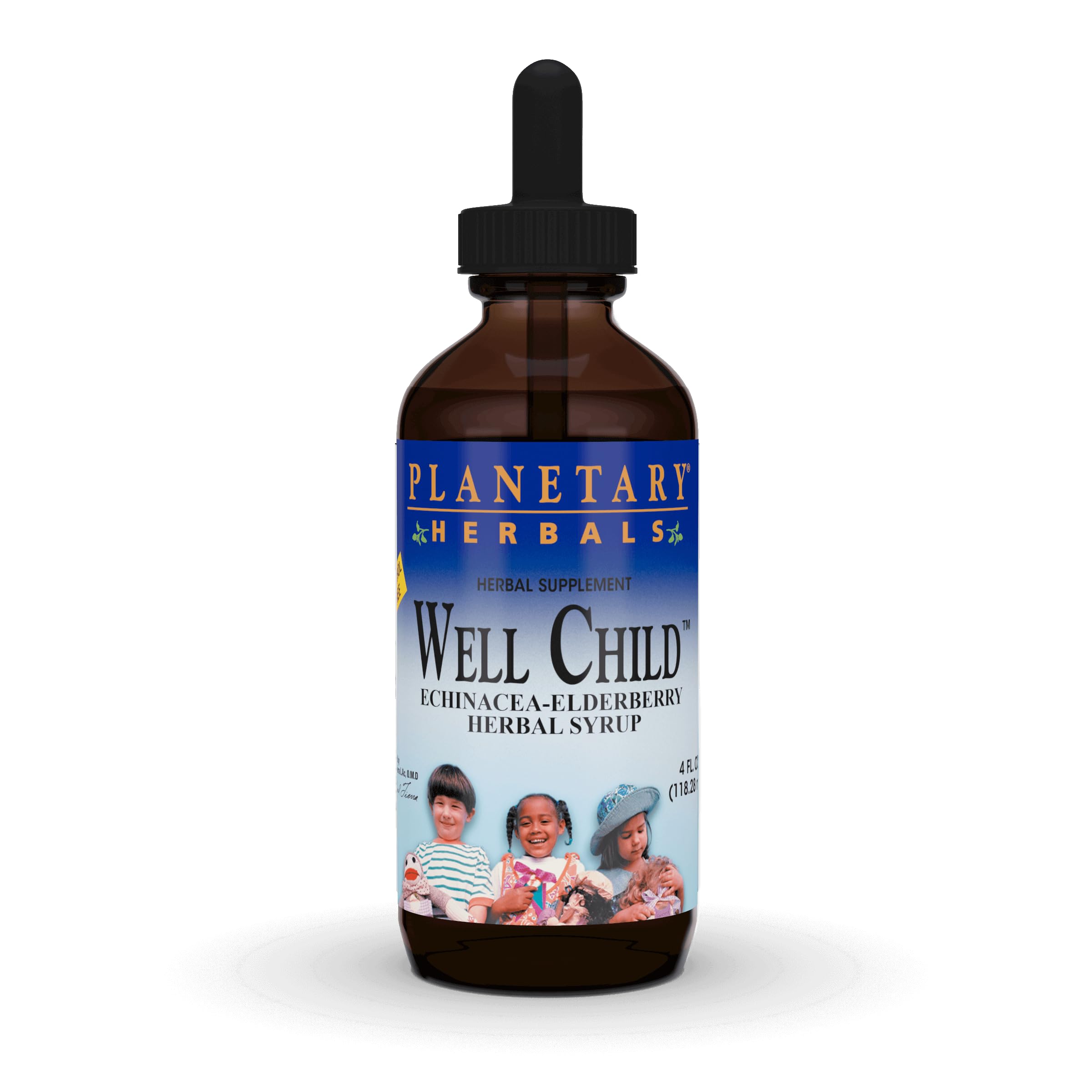 Planetary Herbals Echinacea-Elderberry Syrup , 4 fl oz (128.28 ml)