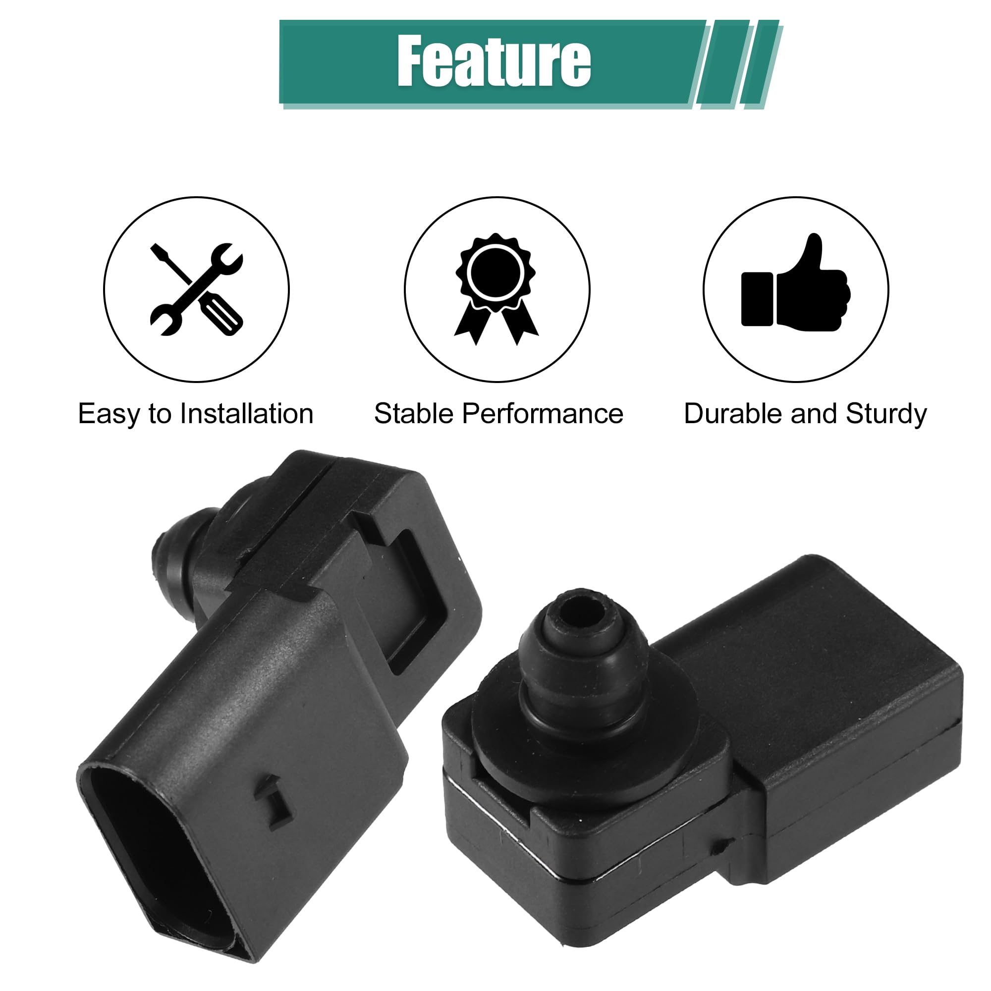 QUARKZMAN No.13627792260 Colector Absoluta Presión Sensor para BMW 335d 3.0L