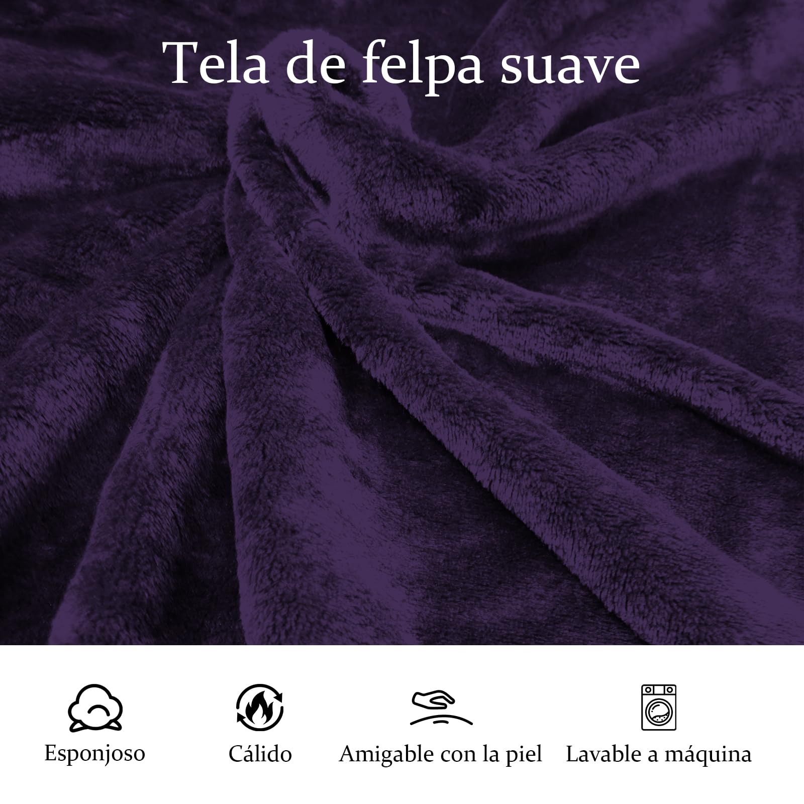 PUTUO Bata Larga Mujer Invierno: Albornoz con Capucha Mujer Ducha Bata de Baño de Calentita Microfibra
