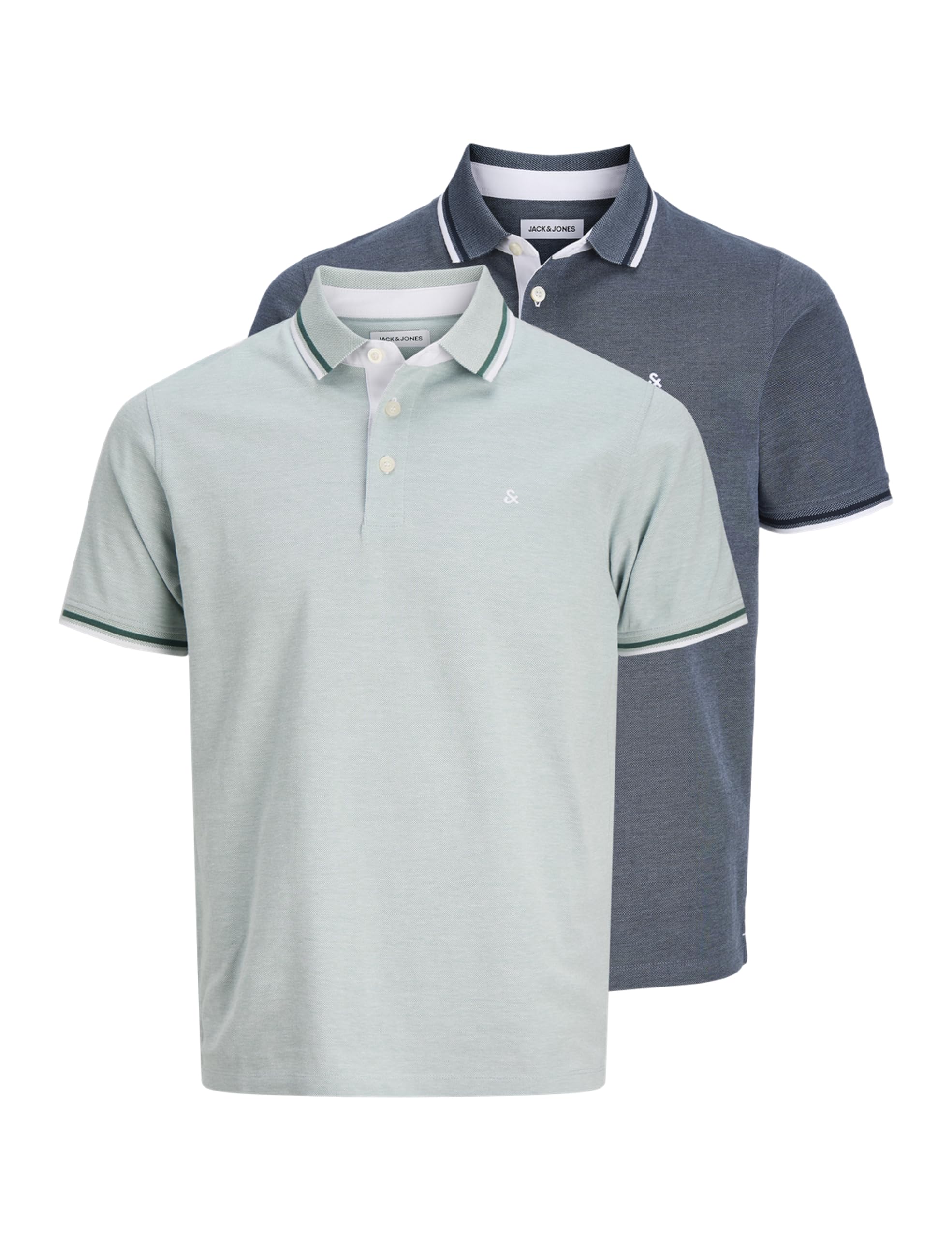 Jack & Jones Jjepaulos Polo Ss 2Pk Mp Noos