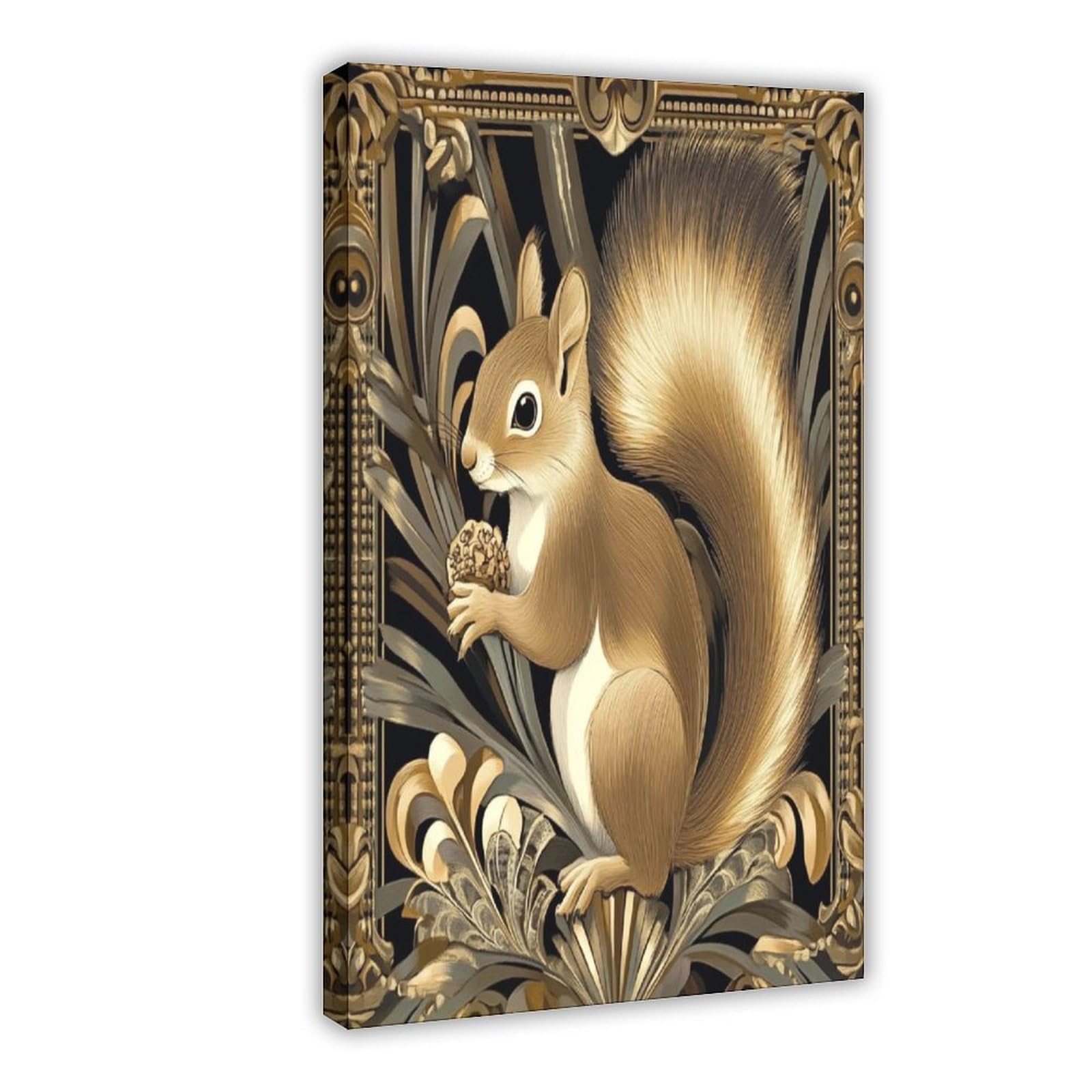 Bareronor Funny Squirrel (36) Canvas Poster Bedroom Decor Landscape Office Room Decor Gift 24" L X 36" W