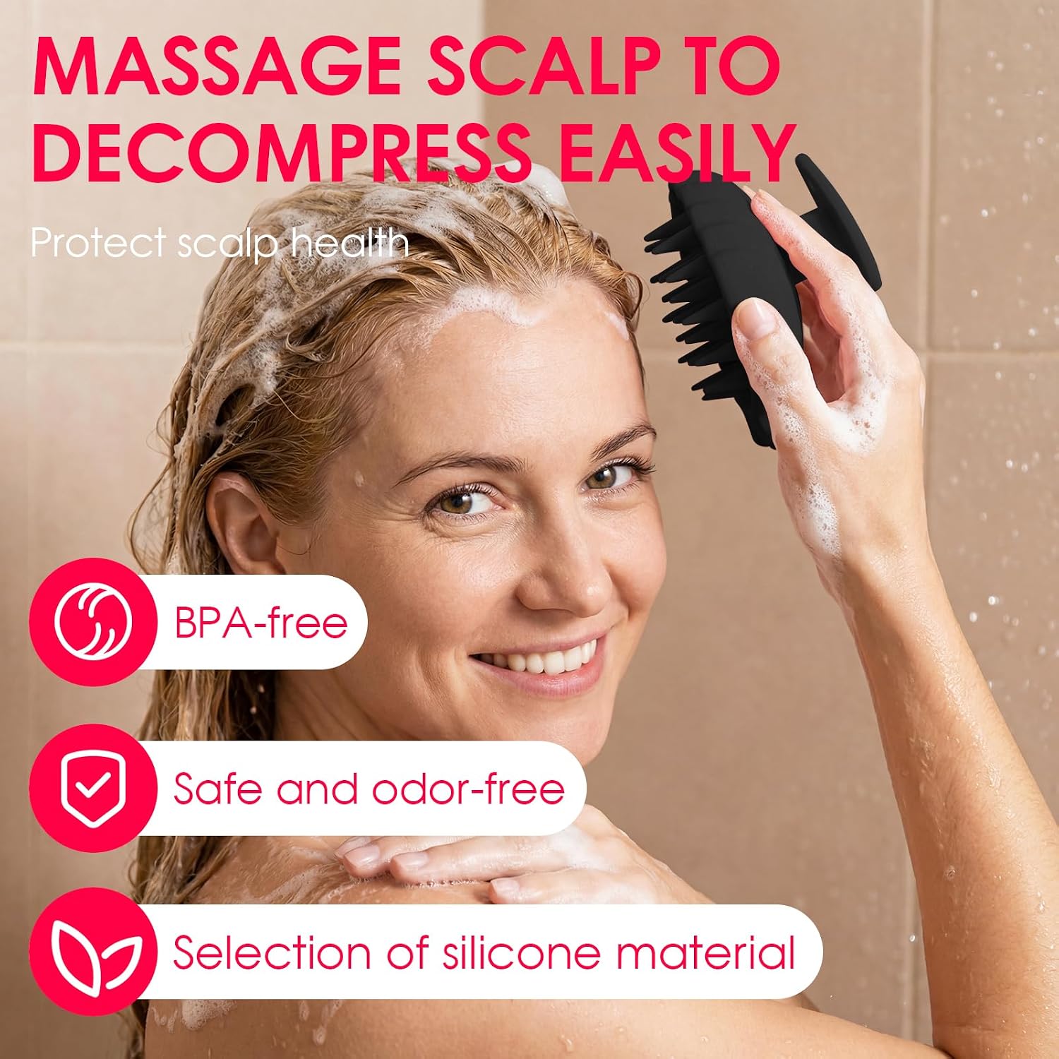 Silicone Scalp Massager Hair Growth
