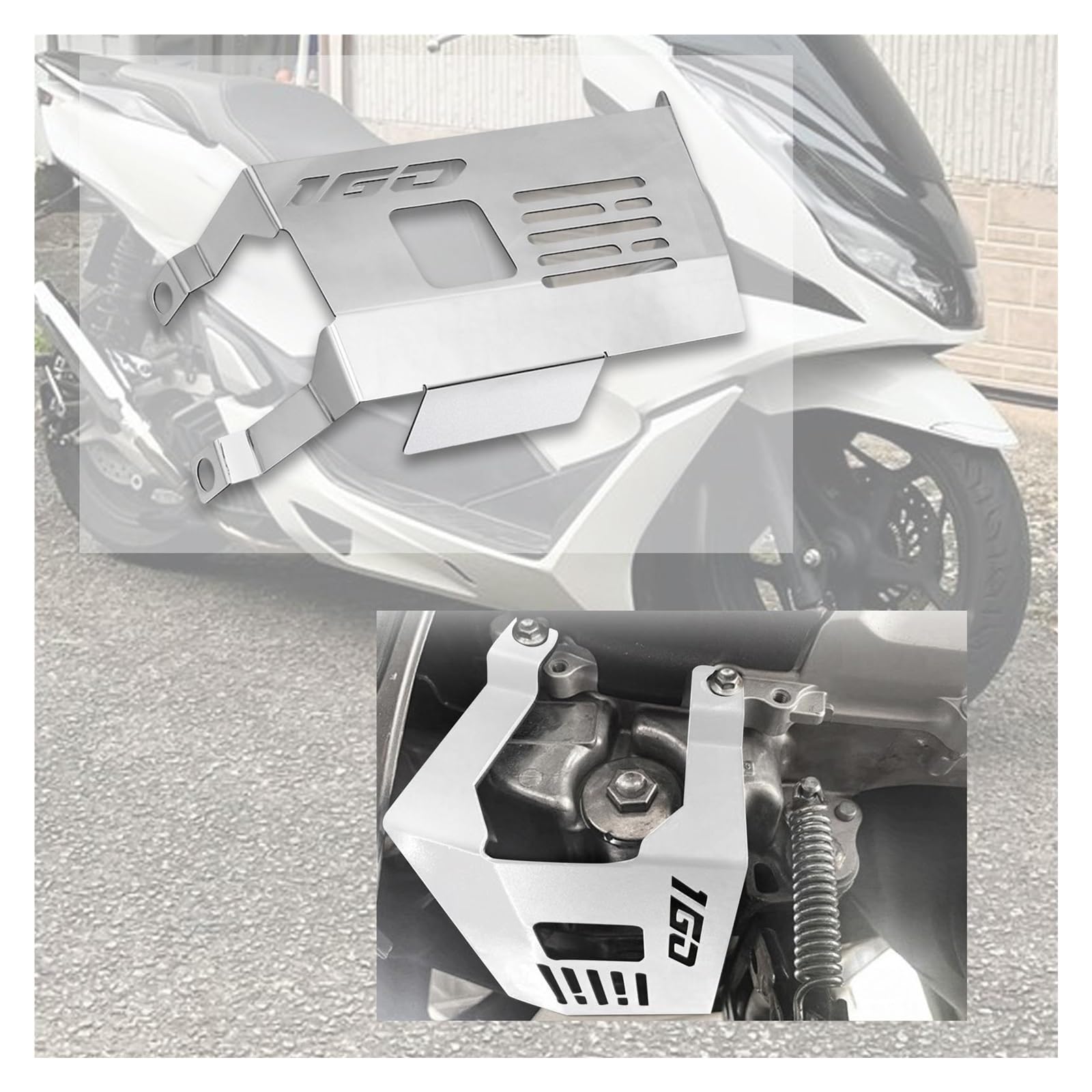 Paracoppa motore moto Protezione Motore Moto Copertura Telaio Scudo Base Accessori Parti Modificate Per Pcx160 Pcx 160 Adv160 Vario160