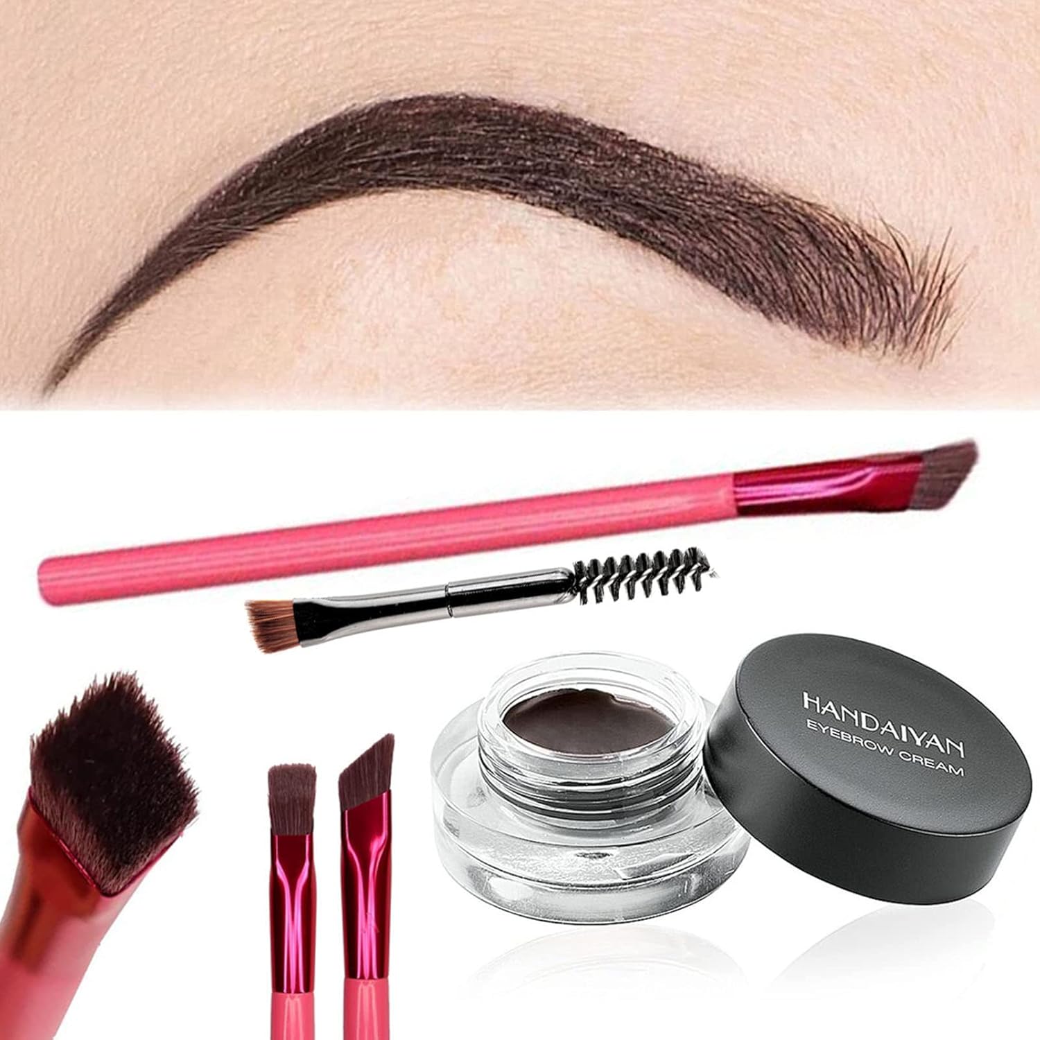 Novahebe MultiFunction Eyebrow Brush, Alori Collection Eyebrow Brush
