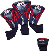 Vista 36 de Team Golf NCAA Numerado 1, 3 y X, se adapta a conductores de gran tamaño, utilidad, clubes de rescate y calles, forro de terciopelo para protección