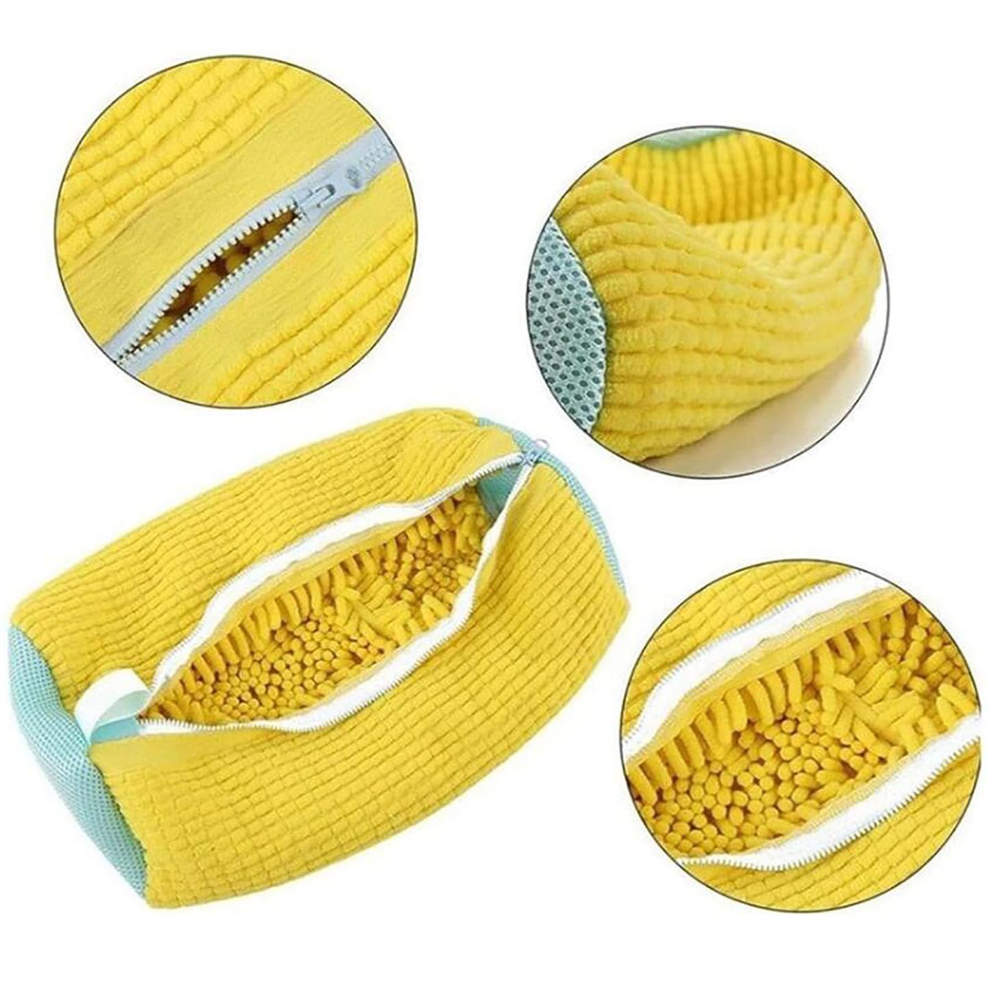 2 Piezas Bolsa Zapatos Lavadora,Bolsa para Lavar Zapatillas En Lavadora,Bolsa De Lavandería Secadora Proteger con Cremallera,Reutilizable,39 * 19 * 19Cm