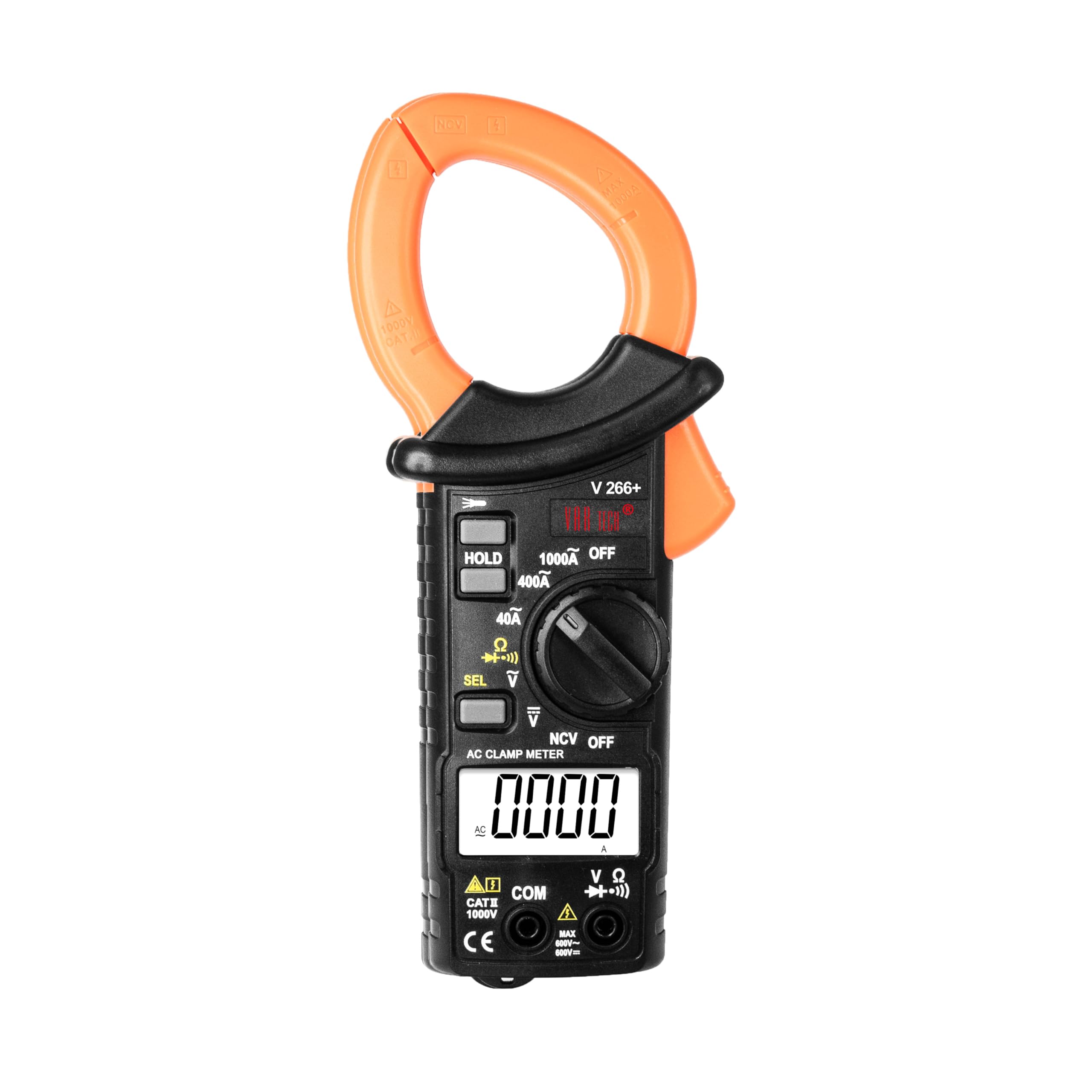 VAR TECH V 266+ Digital clamp meter 1000 A AC 600 V AC DC 4000 Counts Display with NCV Torch, Advanced new model, Durable design (B0D39D163C) Amazon Price History, Amazon Price Tracker