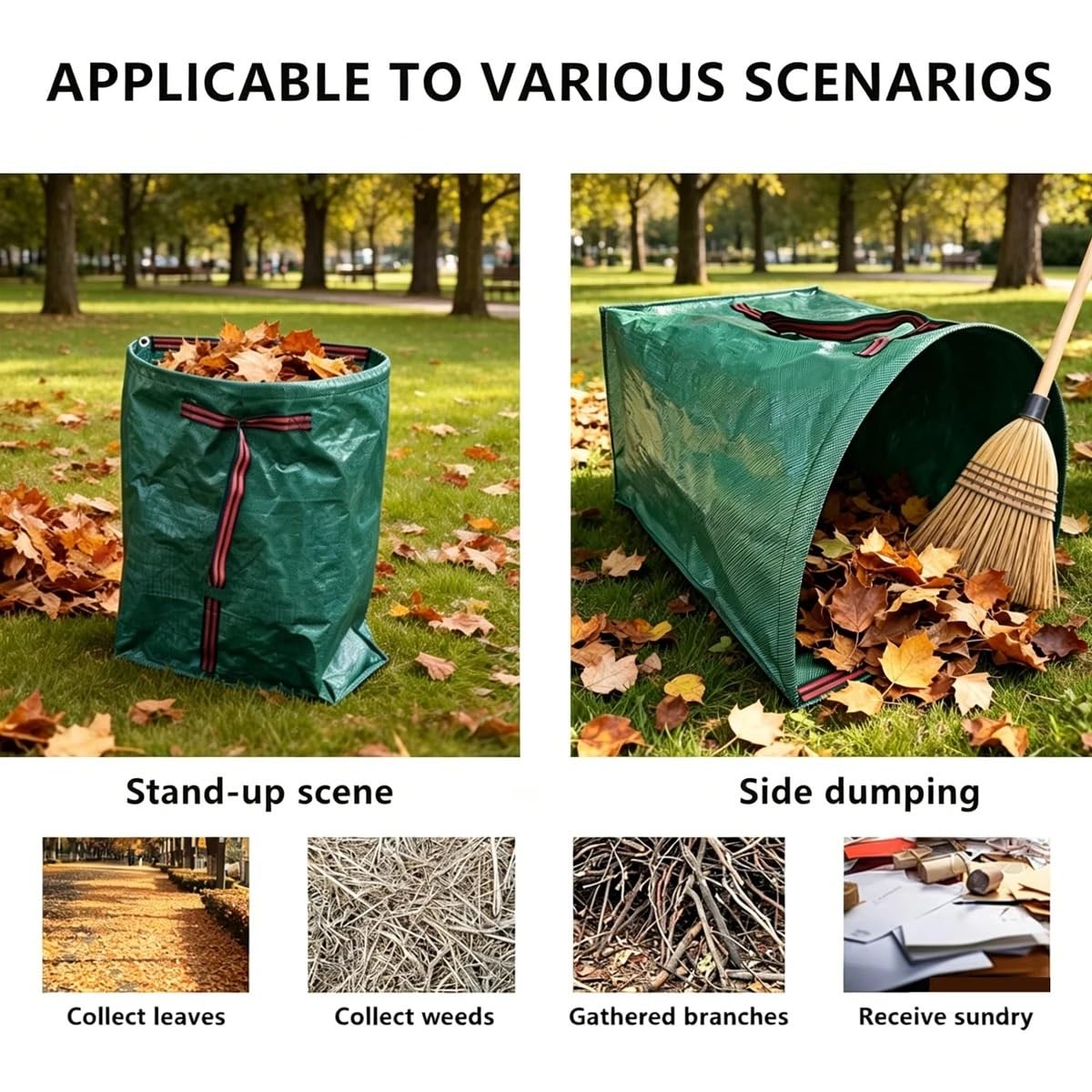Sacco per rifiuti da giardino Sacchetti spazzatura Borsa