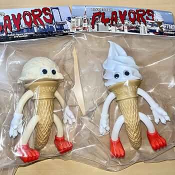 KAIEDA フレーバーズ ソフドン バニラン ソフビ 2体セット　フレーバー獣 Amazon.co.jp: 2体セット KAIEDA ソフドン バニラン フレーバー