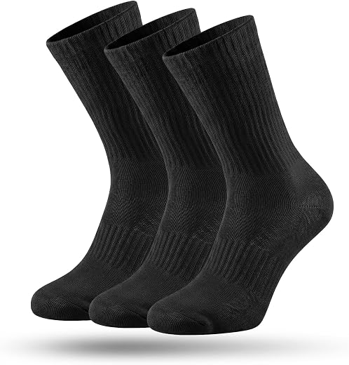 XYXX Cotton Crew-Length Socks Pack of 3