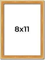 Vista 250 de Poster Palooza Portarretratos de madera maciza de 11 x 15 pulgadas, ancho de moldeo de 0.75 pulgadas, incluye plexiglás acrílico UV, respaldo