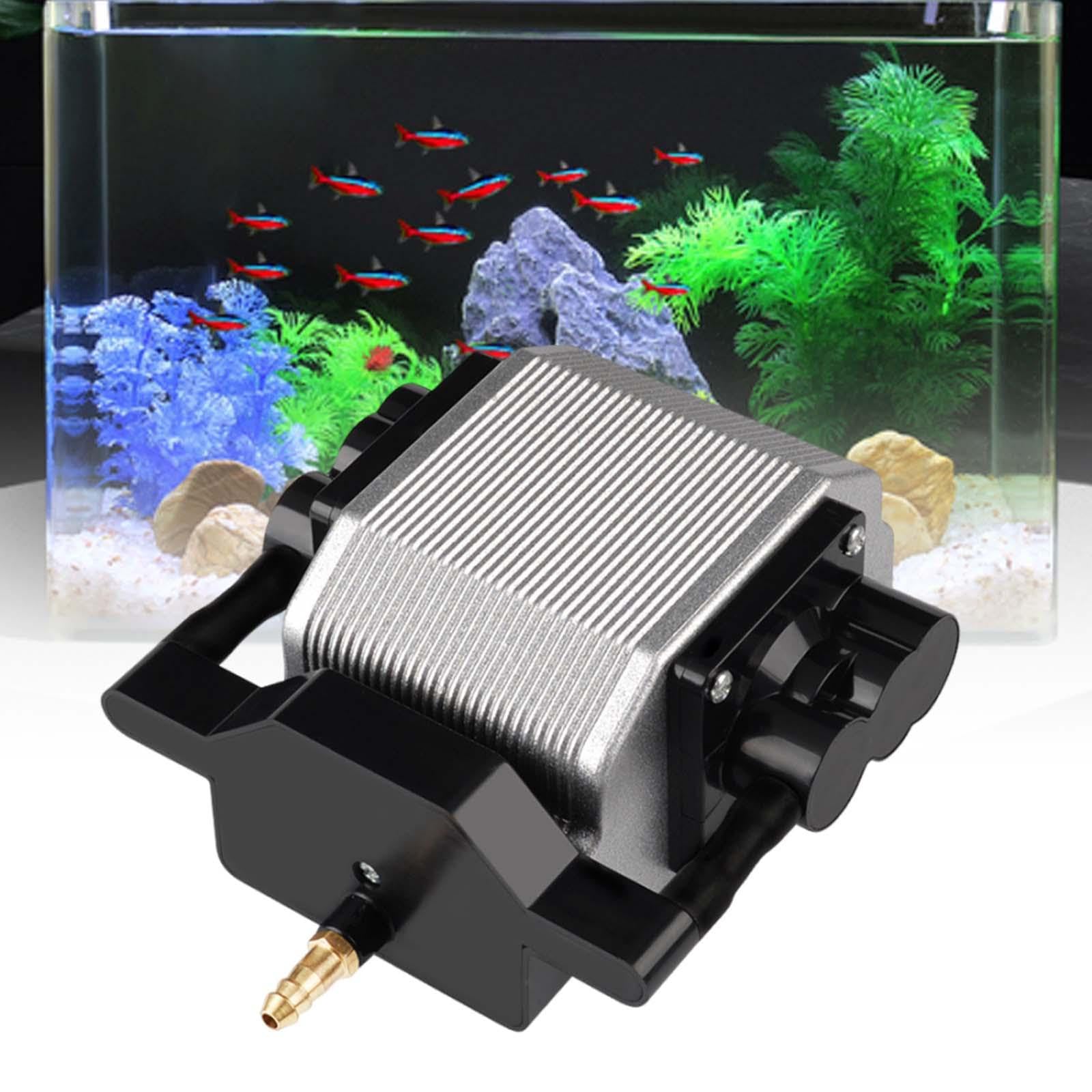 Bomba de Aire para Acuario, Bomba de Oxígeno, Aireador, Compresor, Batería Portátil, Silenciosa, Aleación de Cobre Y Aluminio, para Uso en Piscicultur, 12v