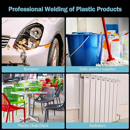 Miniatura 4 de Grapadora caliente, soldador de plástico plplaaoo para reparación de parachoques (220 V, estándar australiano)