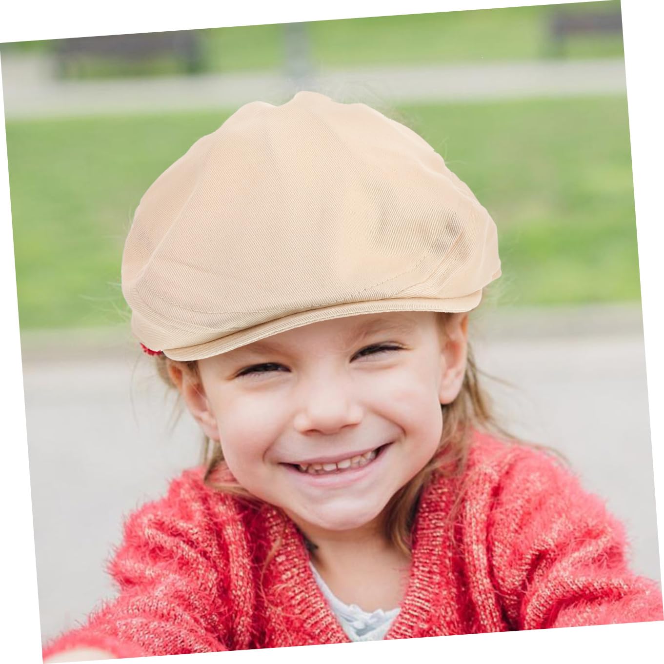 Veemoon Sombrero para Niña Unisex de Transpirable Diseño Seguro y Cómodo Gorra de Béisbol Infantil para Uso Diario y Actividades al Aire Color Beige