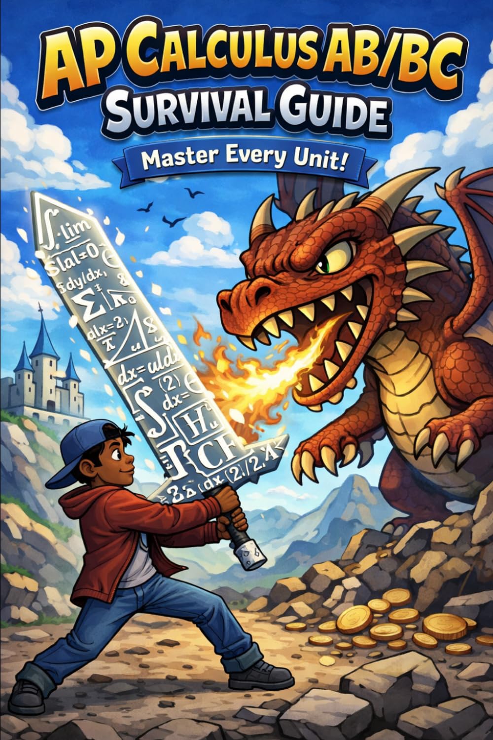 AP Calculus AB/BC Survival Guide – Master Every Unit + BC Extensions: (Full Year Review + FRQ Writing Guide) (MATH SURVIVAL GUIDES)