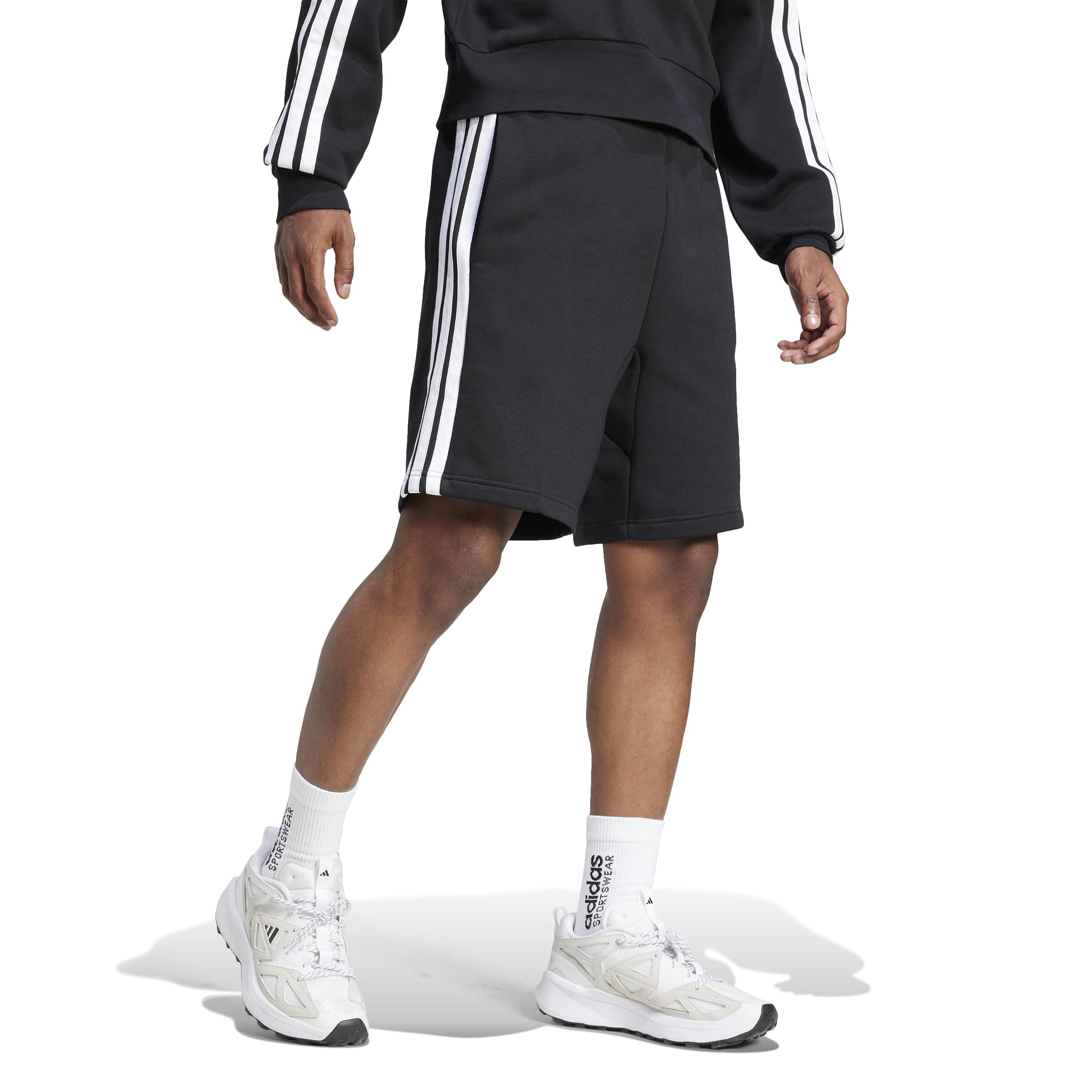 adidas Essential Three Stripes Fleece Short - Pantalones Cortos Hombre — view 6
