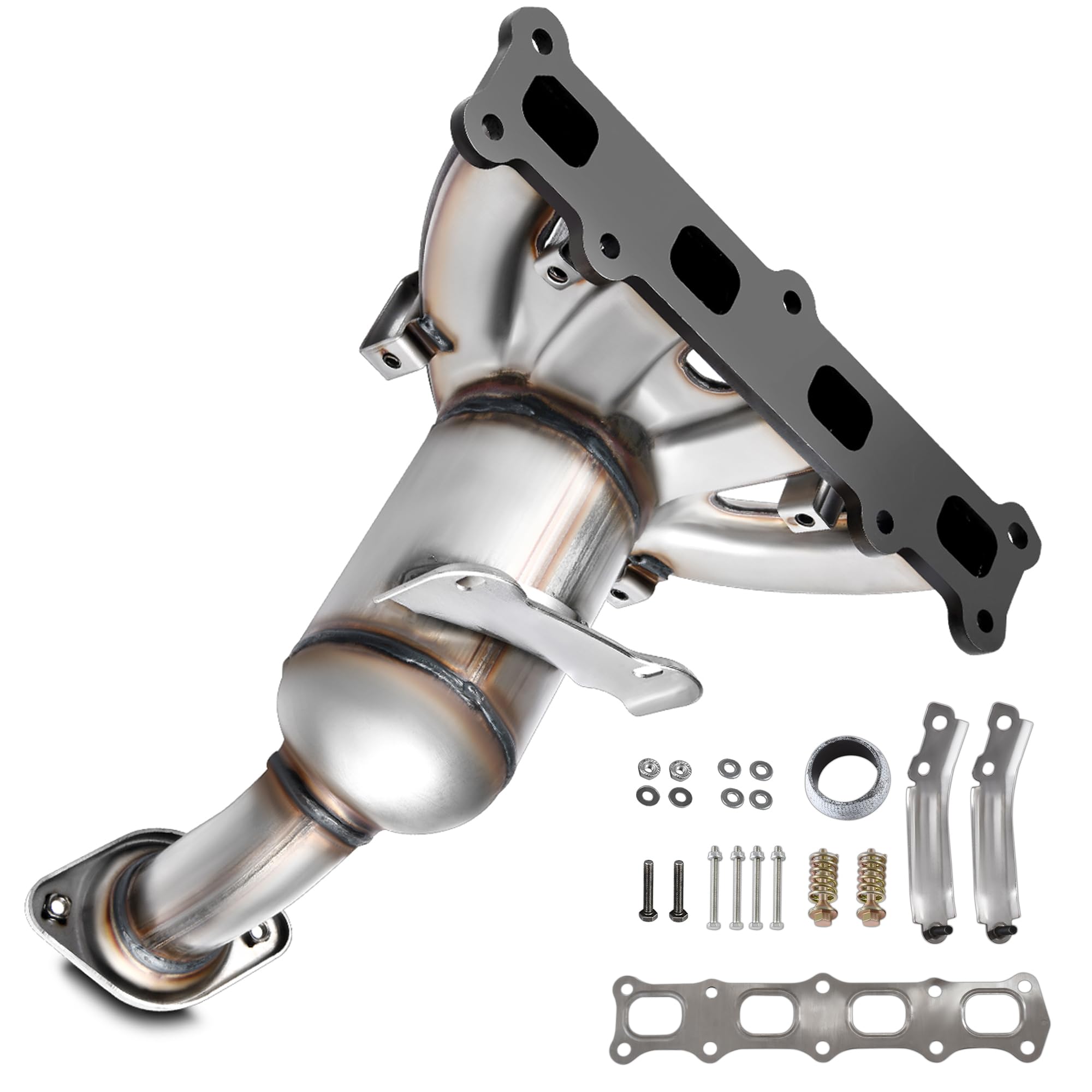 Exhaust Manifold Catalytic Converter For Jeep Compass/Patriot 2.4L 2007-2017 (Genialith, 5-Year Warranty)