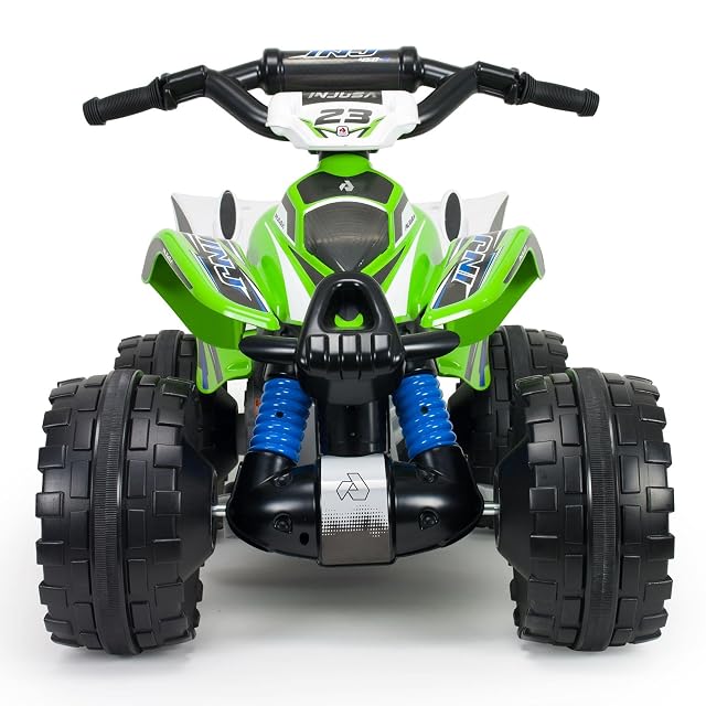Foto 3 de 5 de Moto Eléctrica Niños 2 Años 3 Años 4 Años ATV Blaster 12V - Quad a Batería para Niños con Marcha Atrás
