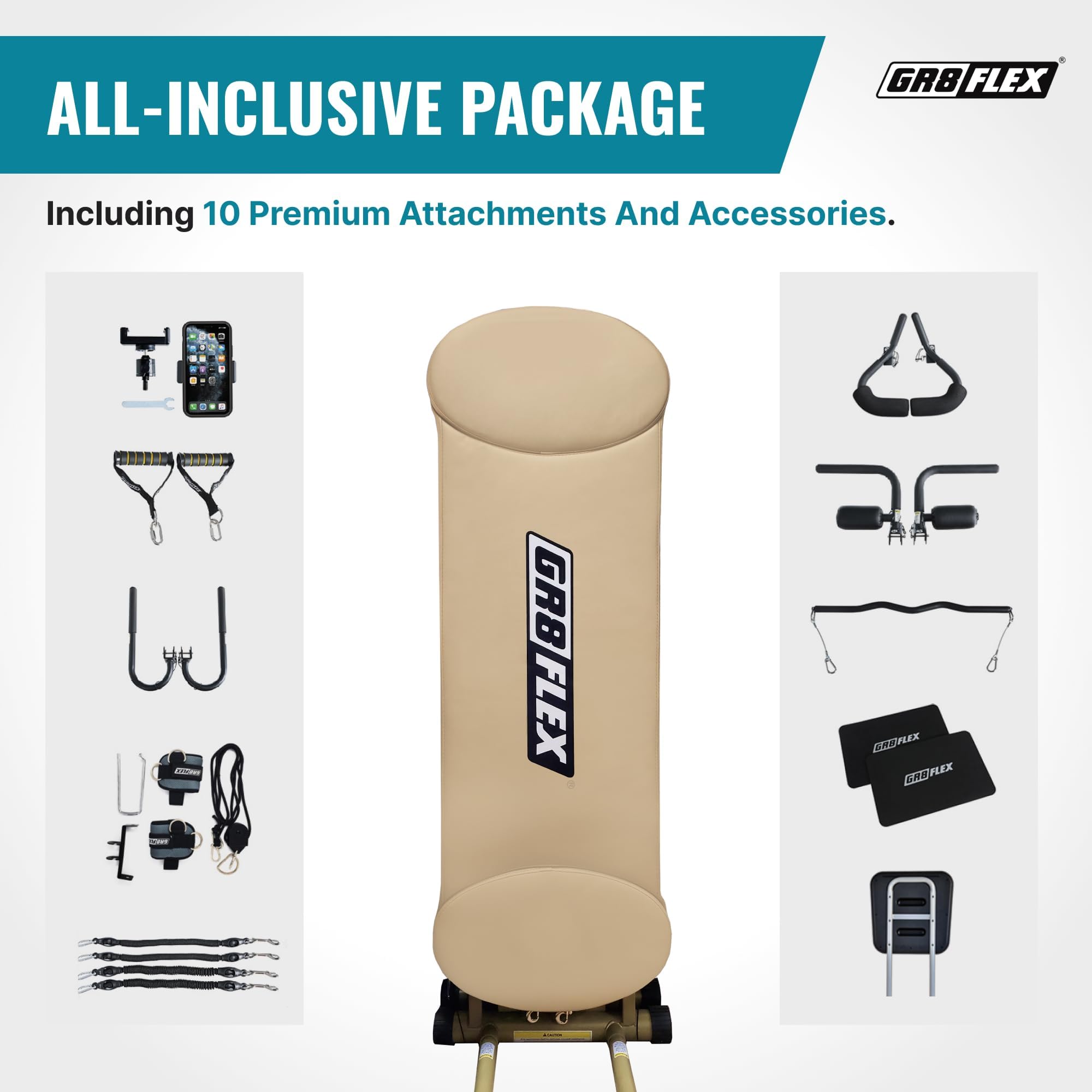 GR8FLEX Total Luxury Gym Fit Your Home Style - Golden XL Model