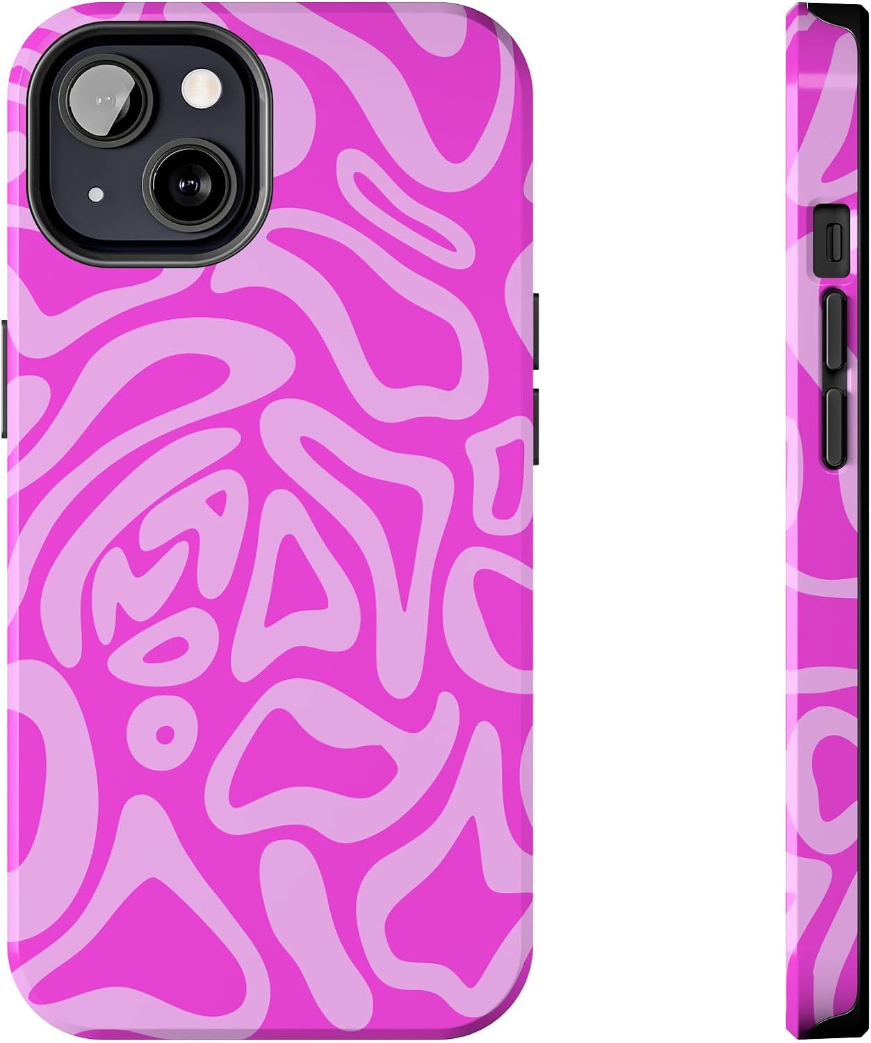NOR 4 Helmet Papaya Team Formula Racing Pink Tough Phone Case.Compatible with All iPhone 16 15 14 13 12 11 and S Series