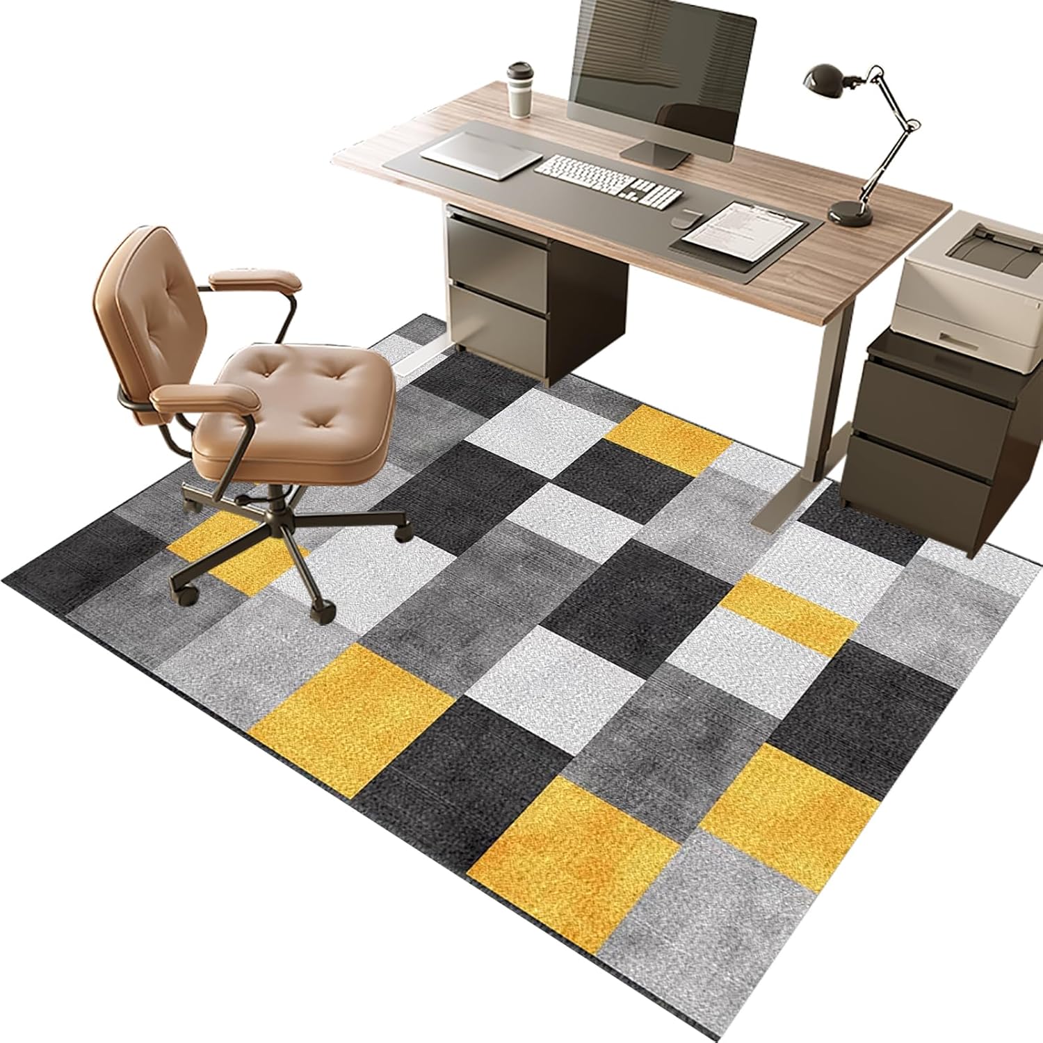 Stuhlmatte Für Büro & Gaming - Bodenschutz 110x170cm Für Laminat & Hartböden