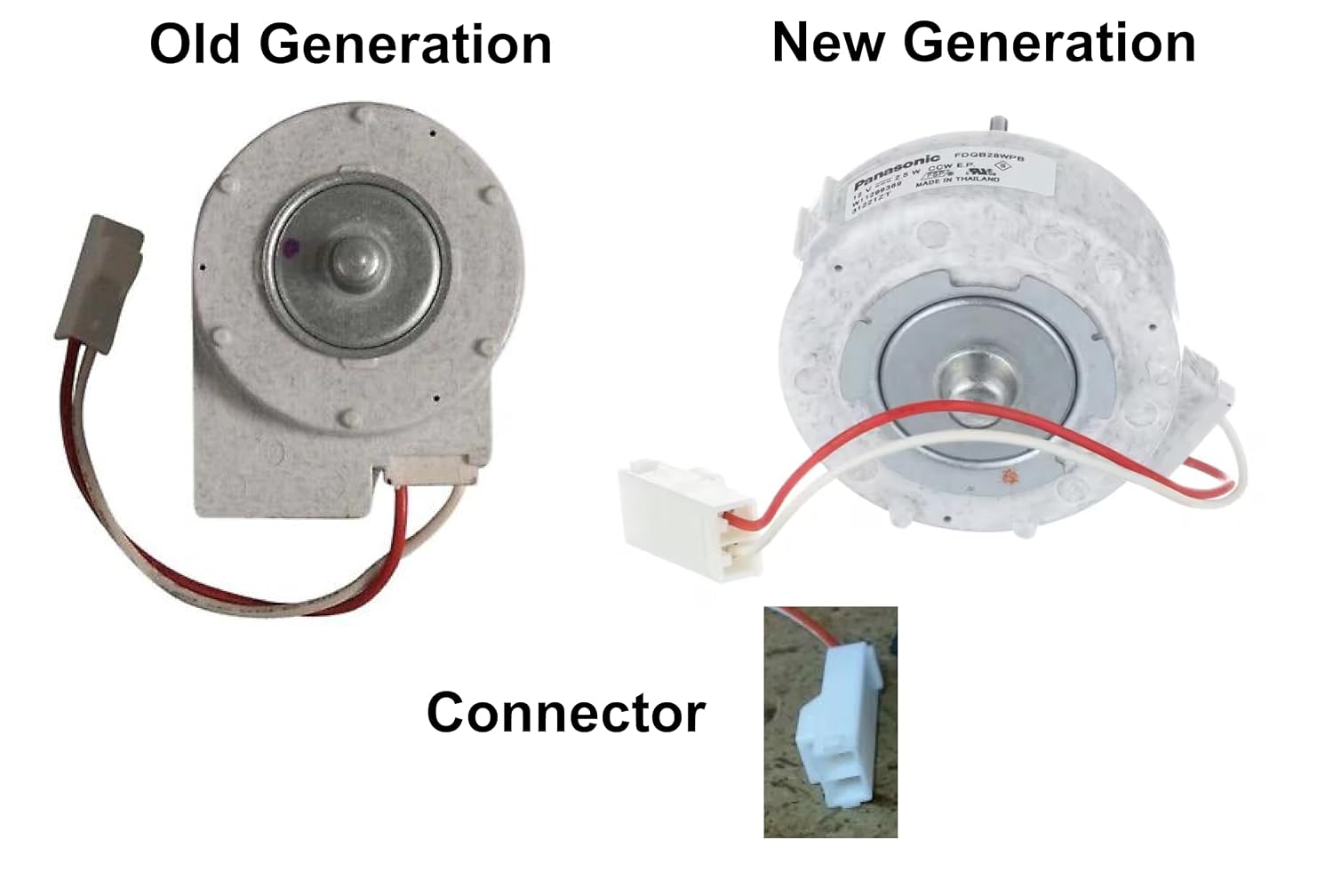 W11529245 for Whirlpool Maytag Amana Motor Evap W11299369 W10308033 - Compatible Only with Specific Models