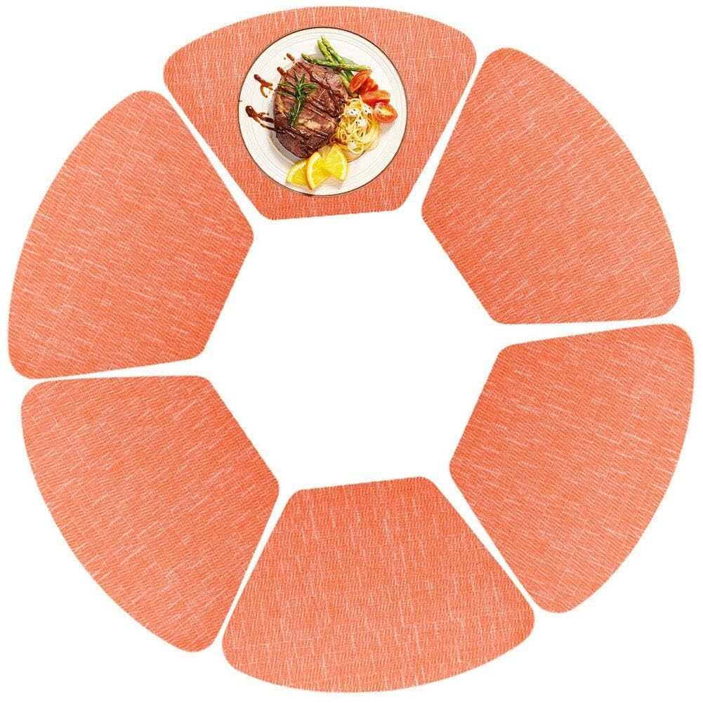 Napperons résistants à la chaleur en vinyle premium pour une table à manger chic