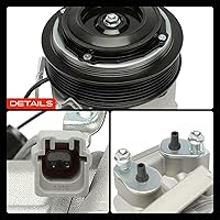 Vista 10 de A-Premium Compresor de aire acondicionado AC con embrague Compatible con Nissan Altima 2.5L 2007 2013-2018, Rogue 2.5L 2014-2020, estilo VCS-14EC