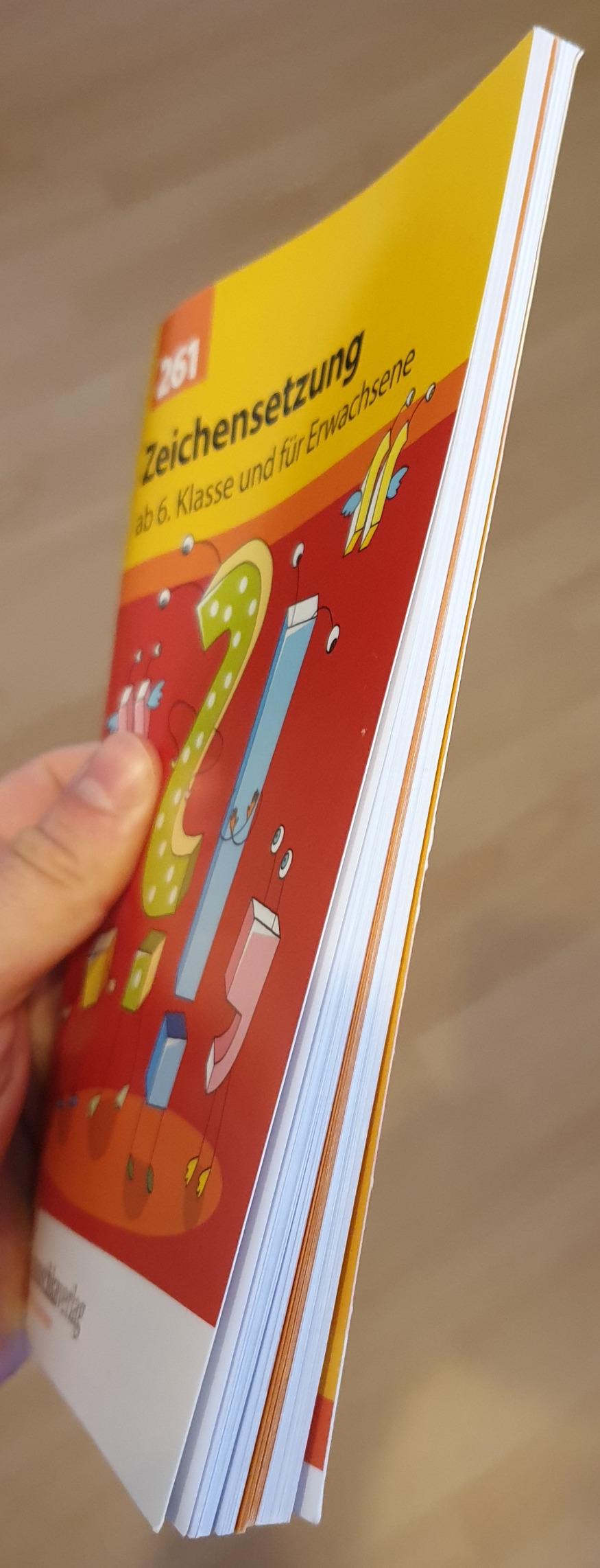 Zeichensetzung ab 6. Klasse und für Erwachsene, A5-Heft: Deutsch