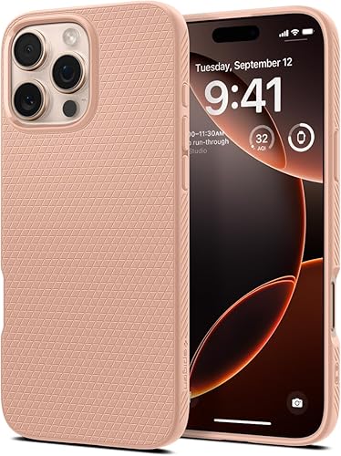 Vista 365 de Spigen Liquid Air - Funda diseñada para iPhone 13 Pro Max (2021), color negro mate