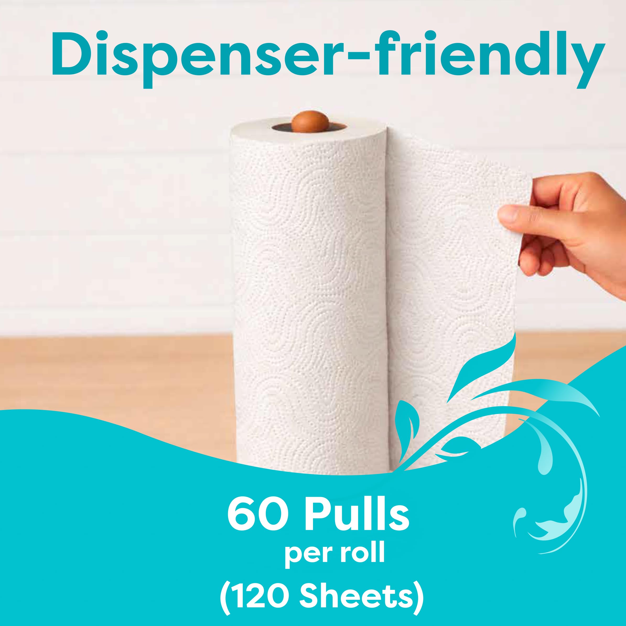 Origami Kitchen Tissues | 2 Ply | Pack of 2 | 60 Pulls Each 1