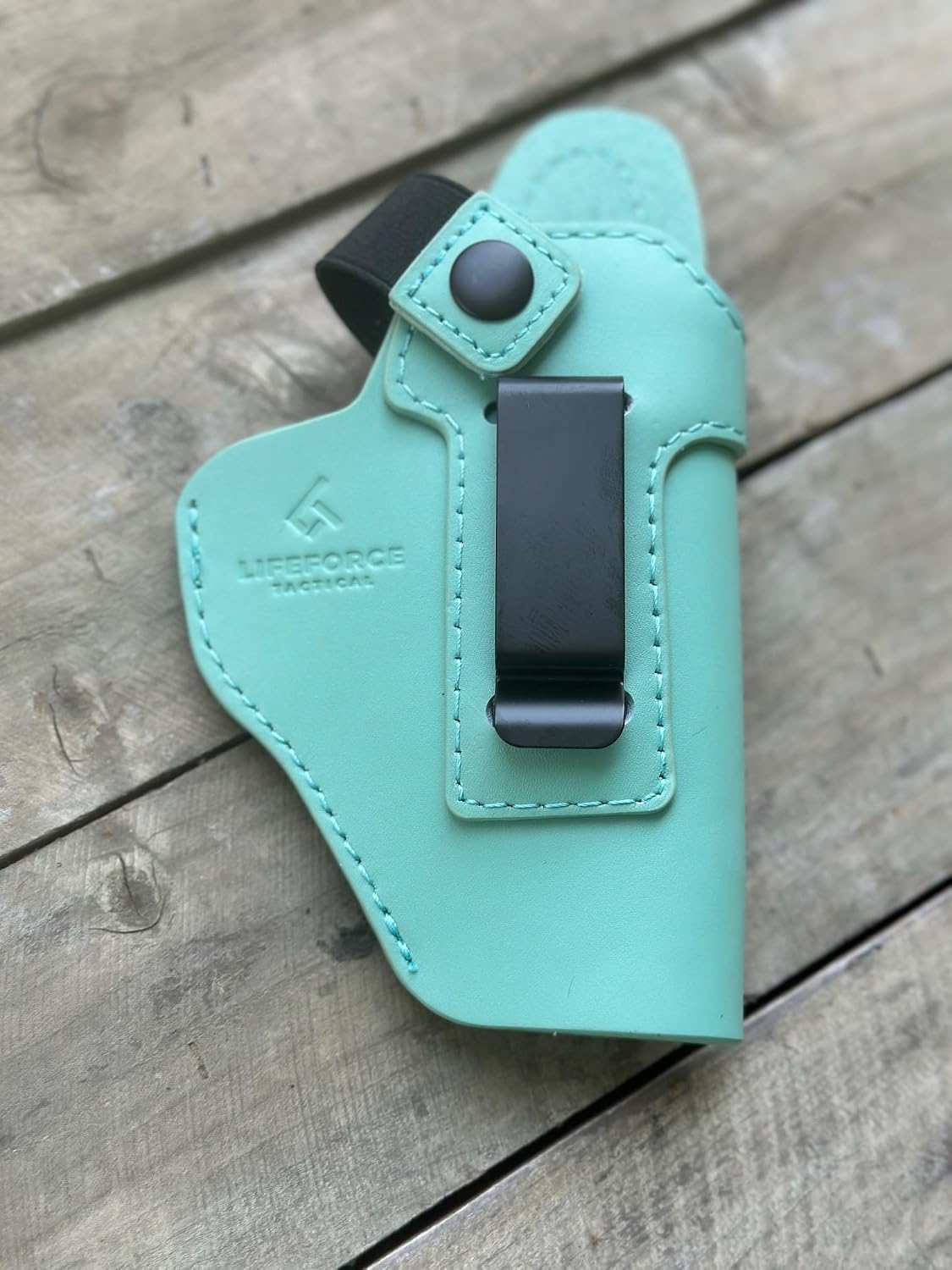 IWB Leather Women's Holster for Concealed Carry, Glock 17 19 22 23 33 36 43, S&W M&P Shield 9mm, Springfield XD-S, & Similar Beretta, H&K, Kel-Tec, Ruger, Taurus