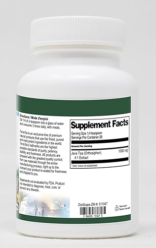 Miniatura 2 de Extra Strength Java Tea Orthosiphon 41 Extracto en polvo 1 oz ZIN 511047