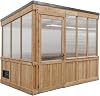 Backyard Discovery Willow 9x6 Cedar Greenhouse
