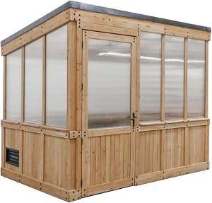 Backyard Discovery Willow 9x6 Cedar Greenhouse