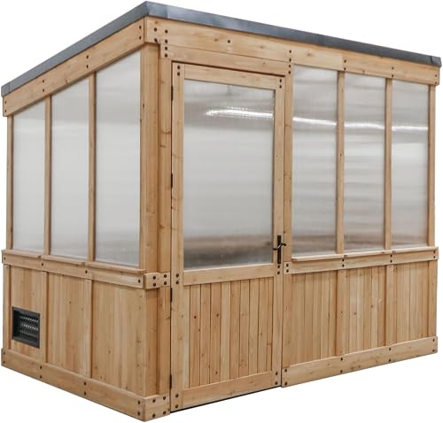 Backyard Discovery Willow 9x6 Cedar Greenhouse