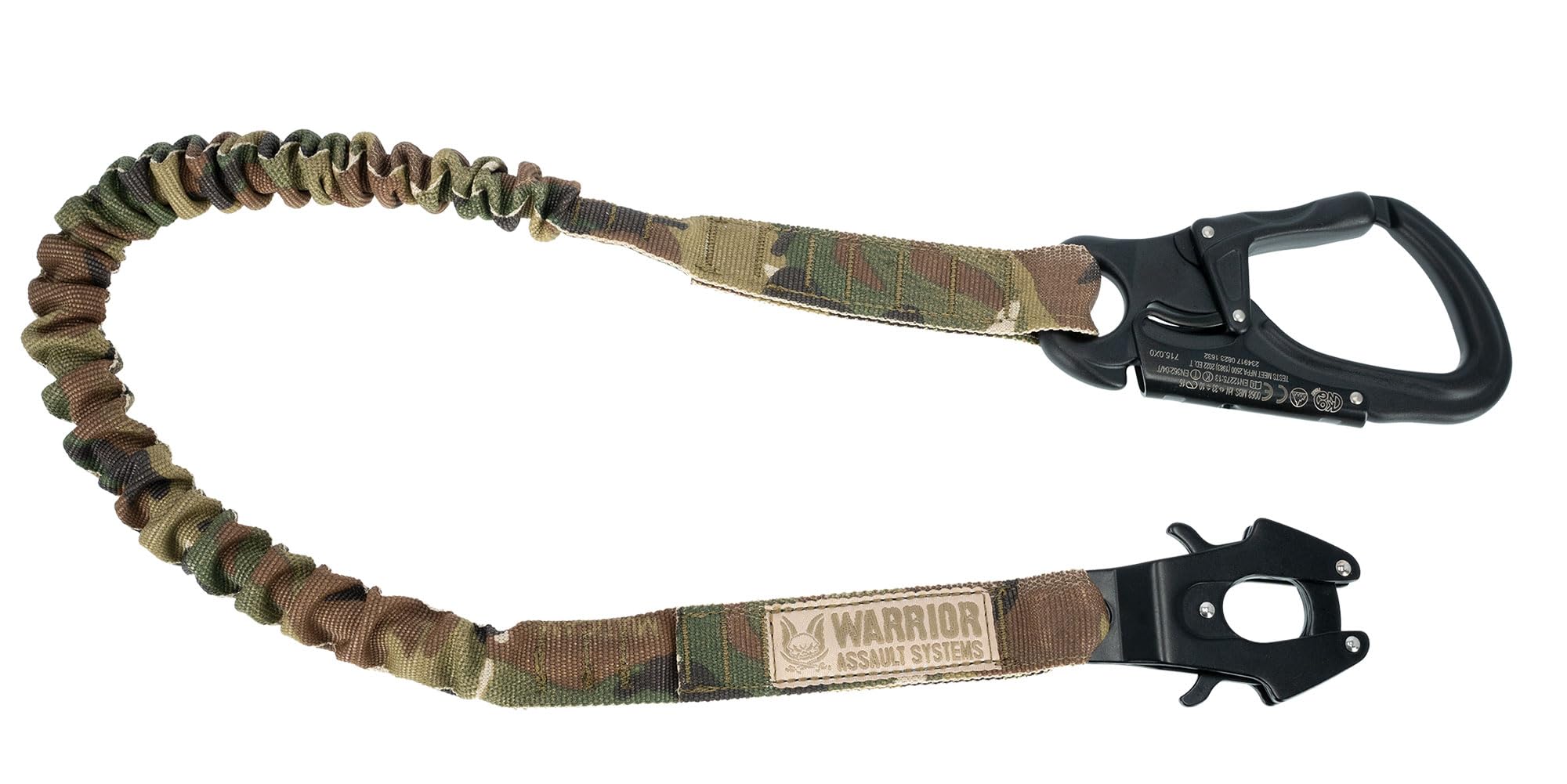 Warrior Assault Personal Retention Lanyard Frog Clip + Tango Carabiner (SICHERUNGSLEINE) (Multicam)