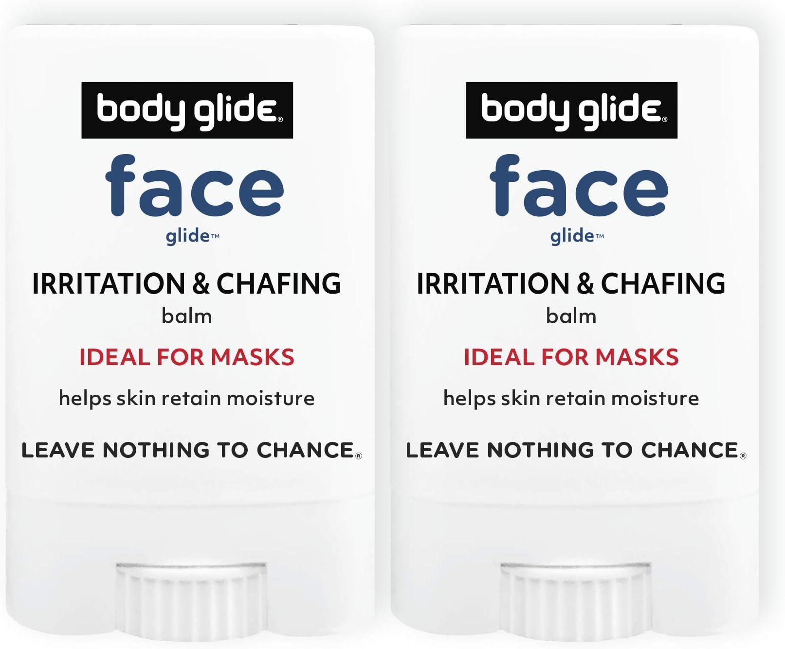 BodyGlide Face Glide Anti Irritation and Chafing Balm to Protect Face & Ears, 0.35oz, 2-Pack (USA Sale Only)