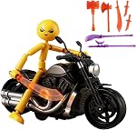 Generic Action Figure, Posable Action Figures Multi-Jointed Stickman Collectable Set Stick Man Figure for Collectors Gift Desk Decor an Teens Gift